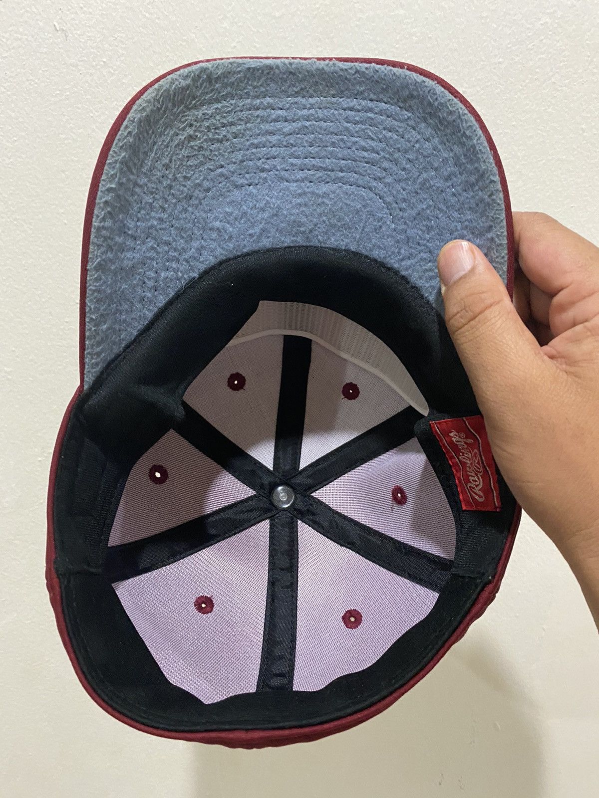 Vintage 🔥Vintage🔥 “F” Japanese Baseball Team Hat Size ONE SIZE - 6 Thumbnail