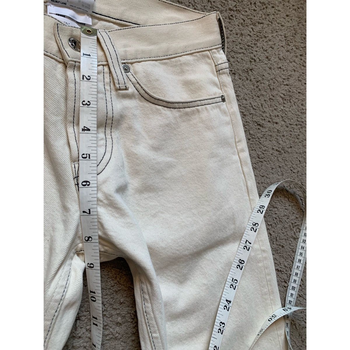 Helmut Lang HELMUT LANG MASC LO DRAINPIPE JEANS Size US 29 - 6 Thumbnail