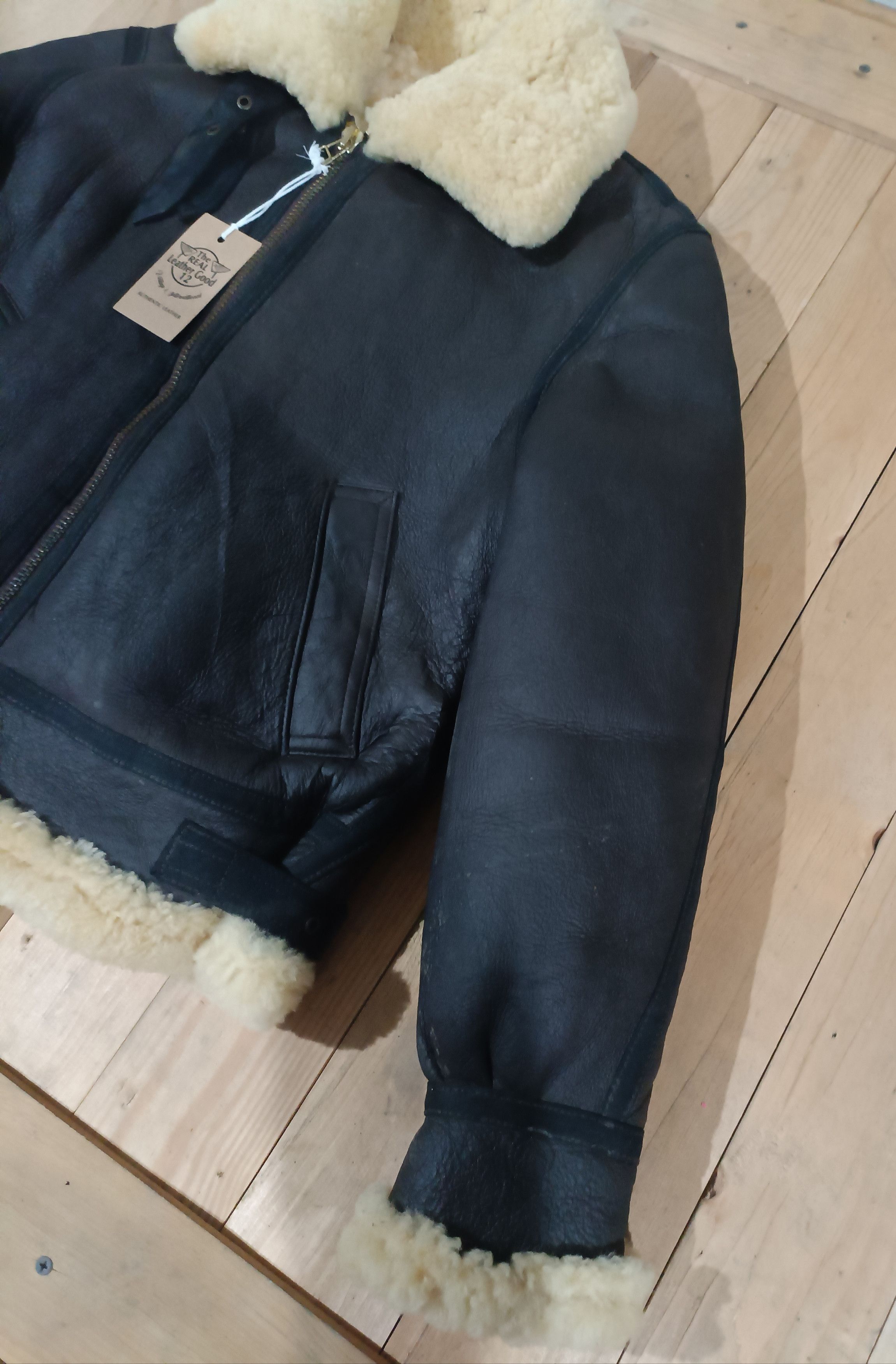 Other MORGAN PRODUCTIONS CRANE HILL LEATHER TYPE B3 FLIGHT JACKET Size US S / EU 44-46 / 1 - 6 Thumbnail