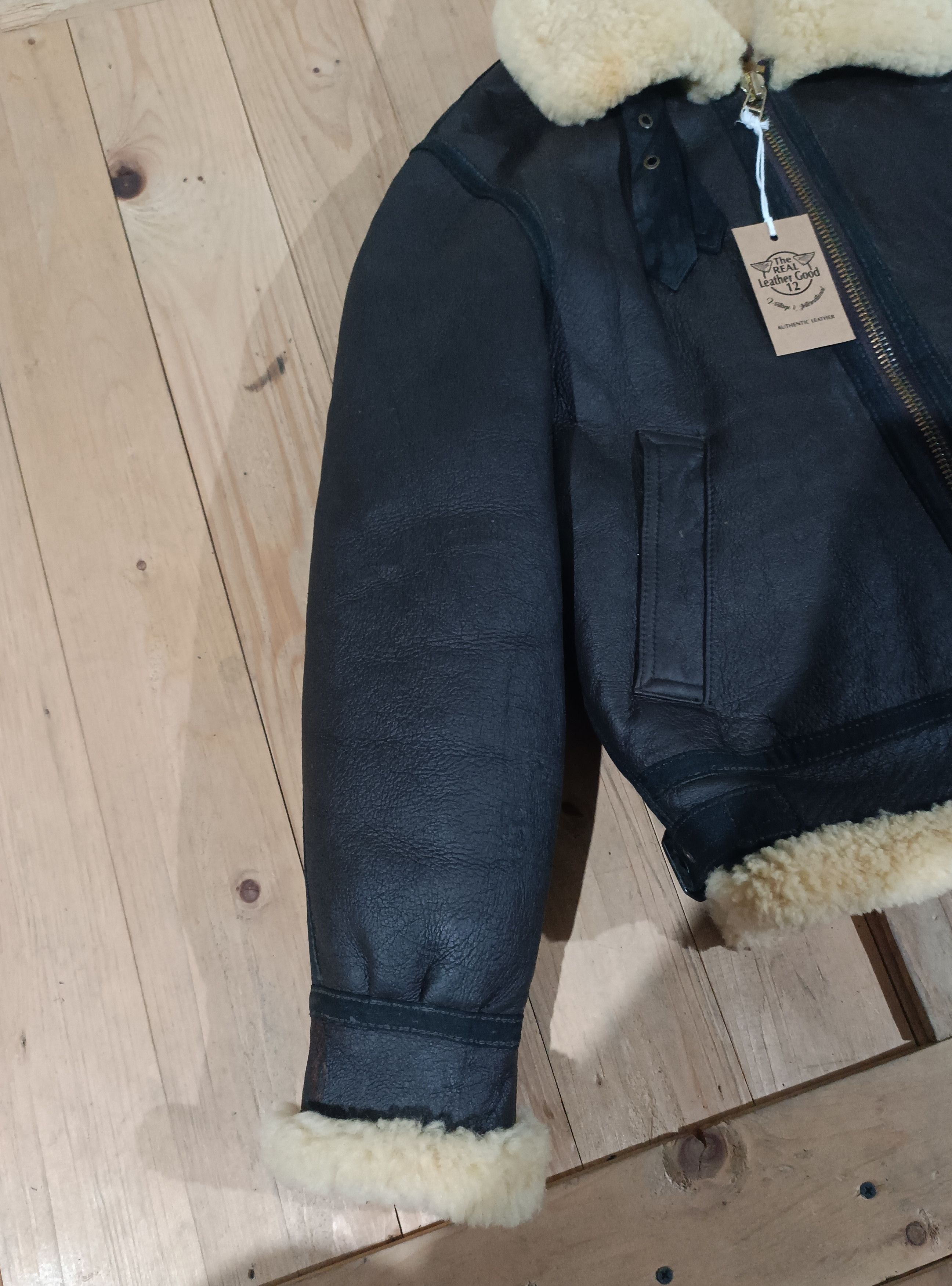Other MORGAN PRODUCTIONS CRANE HILL LEATHER TYPE B3 FLIGHT JACKET Size US S / EU 44-46 / 1 - 7 Thumbnail