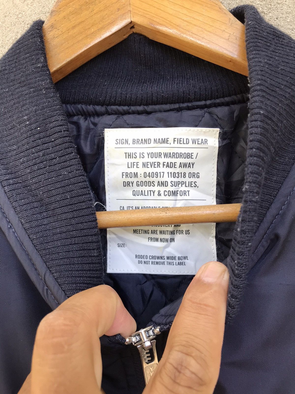 Designer × Vintage × Welcome Skateboards VINTAGE Y2K RODEO CROWNS SKATE SPELLOUT BOMBERS JACKET Size US L / EU 52-54 / 3 - 9 Thumbnail