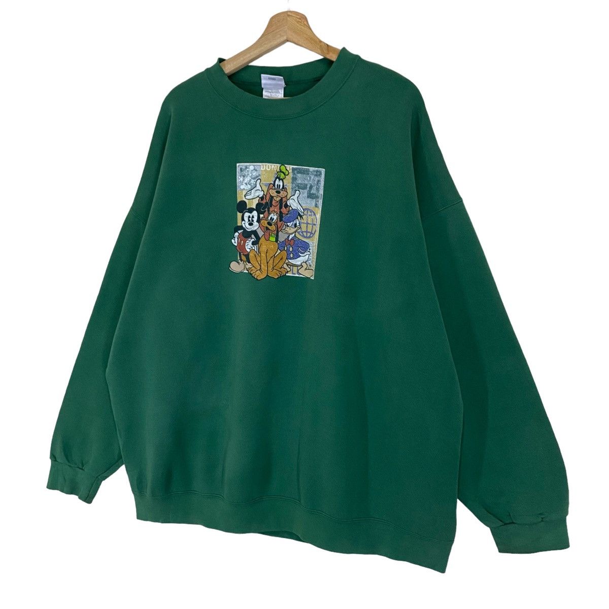 Disney × Vintage Vintage 90s Walt Disney Crewneck Sweatshirt Size XXL Size US XXL / EU 58 / 5 - 3 Thumbnail