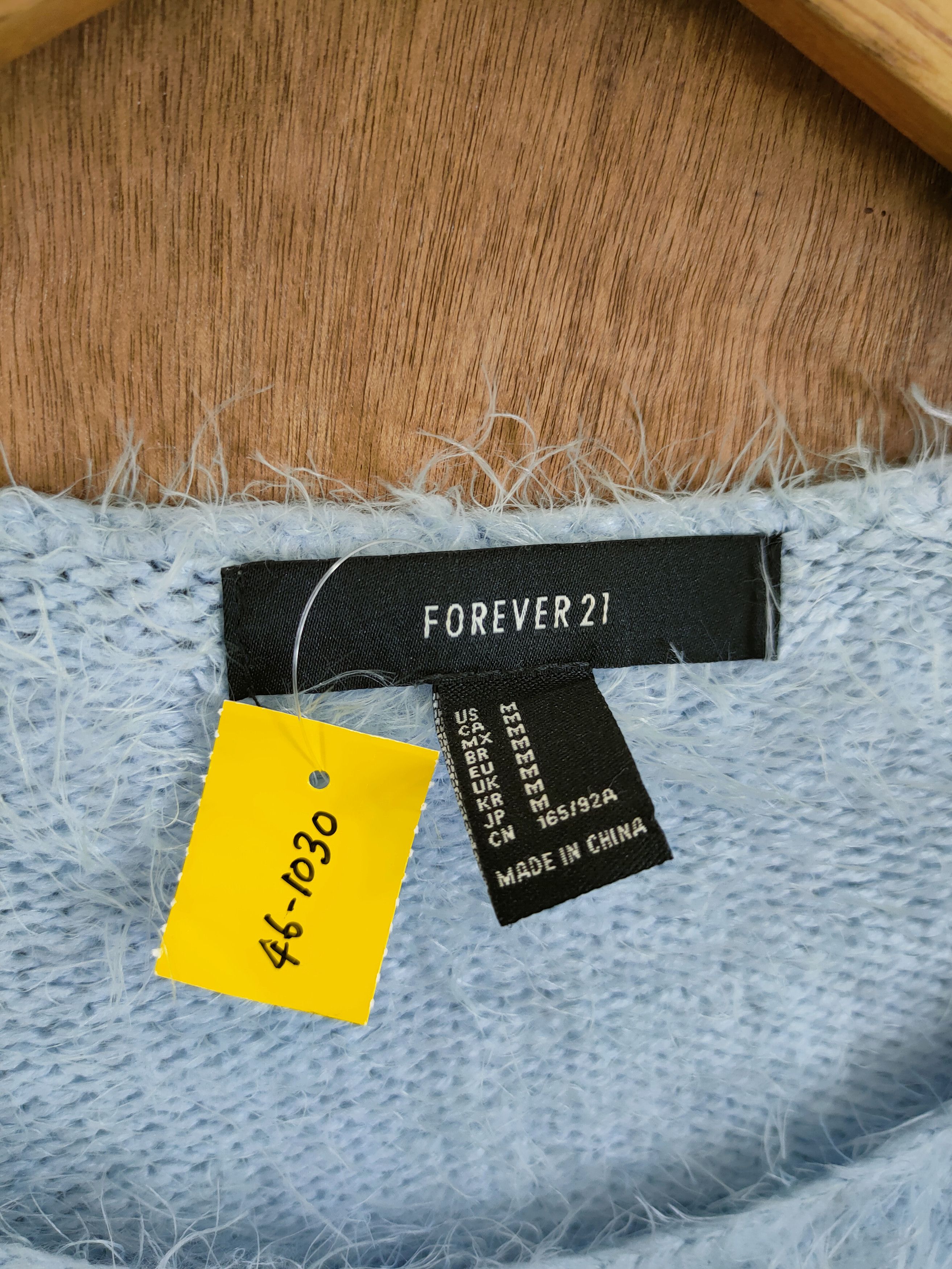 Homespun Knitwear D Forever21 shag shaggy fur mohair knitwear #46-1030 Size M / US 6-8 / IT 42-44 - 4 Thumbnail