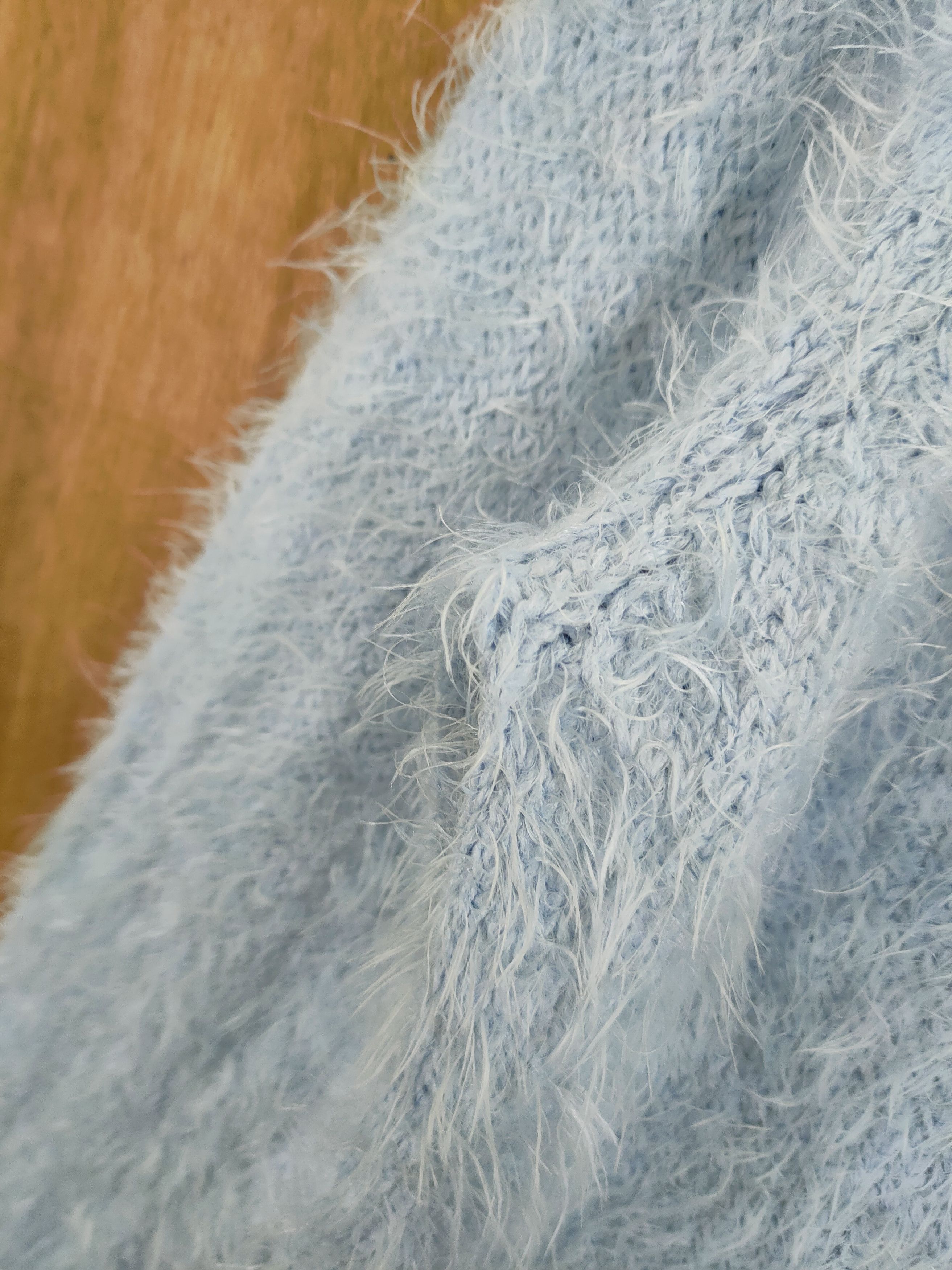 Homespun Knitwear D Forever21 shag shaggy fur mohair knitwear #46-1030 Size M / US 6-8 / IT 42-44 - 6 Thumbnail