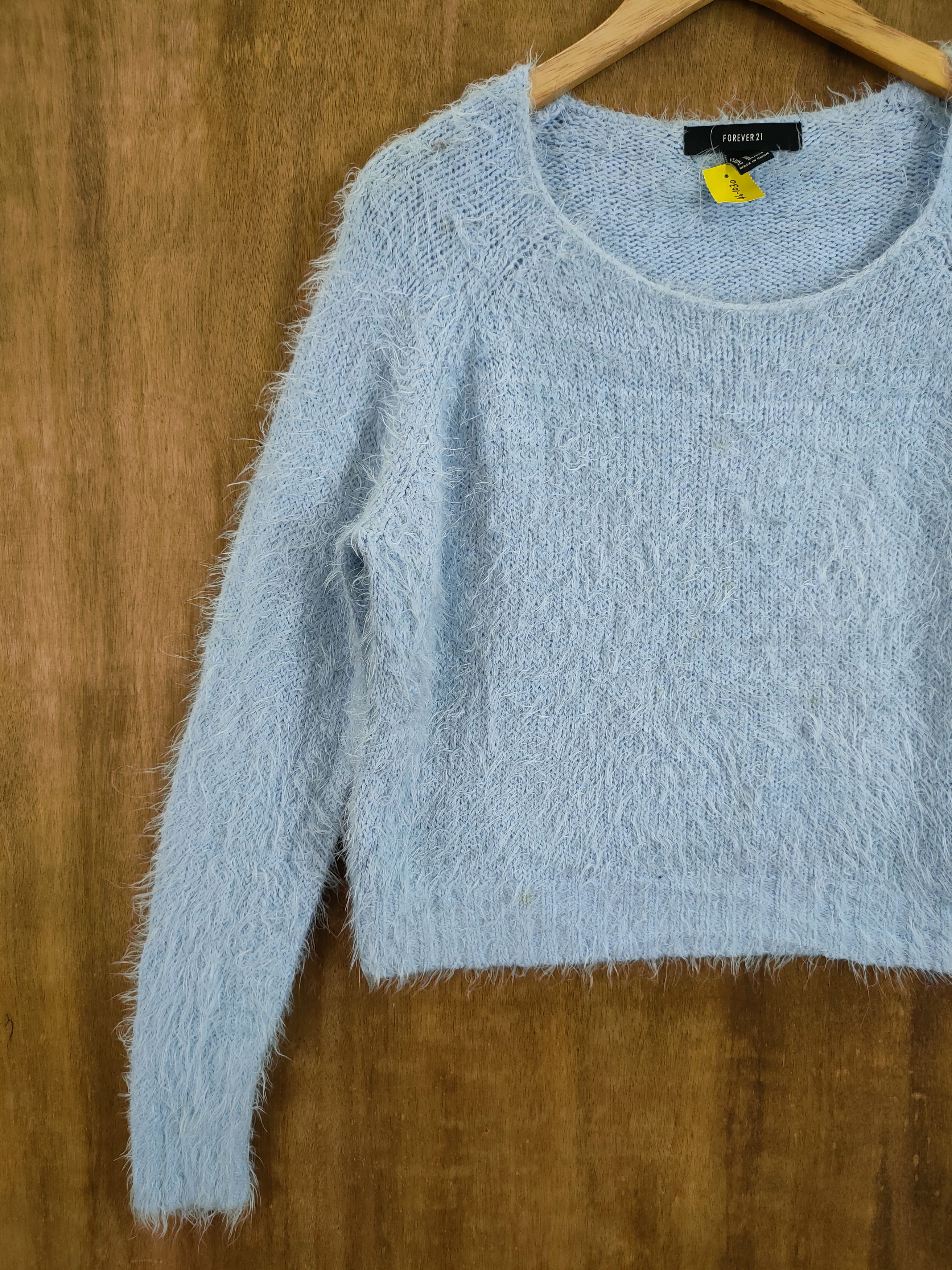 Homespun Knitwear D Forever21 shag shaggy fur mohair knitwear #46-1030 Size M / US 6-8 / IT 42-44 - 2 Thumbnail