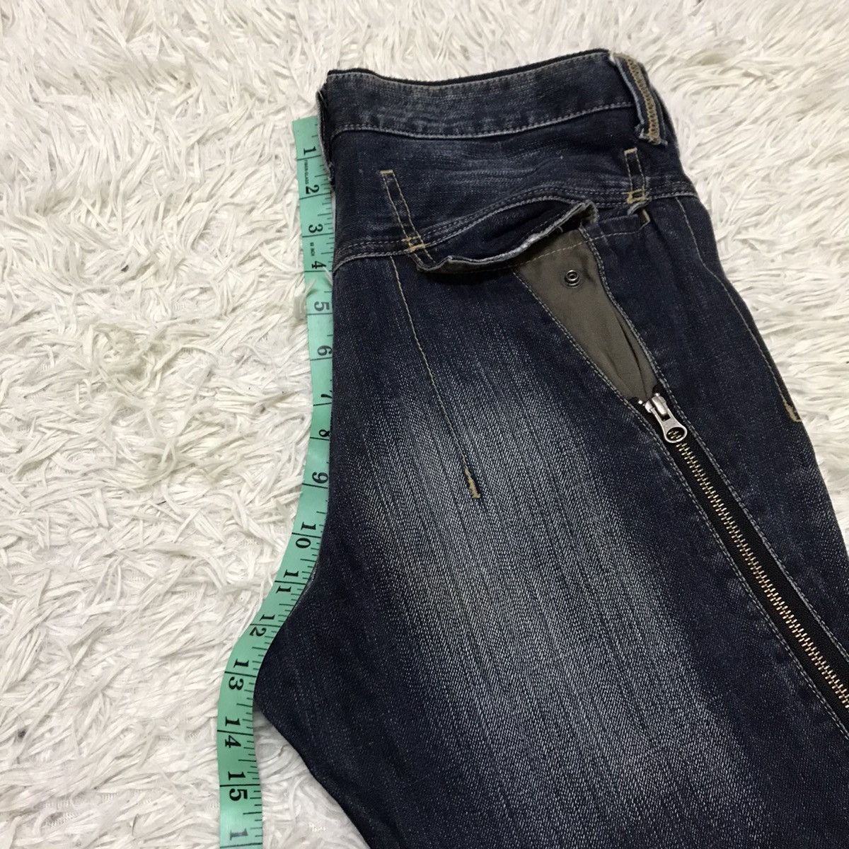 PPFM PPFM DENIM PANTS MULTI ZIPPER SIDE ADJUSTABLE Size US 31 - 16 Thumbnail