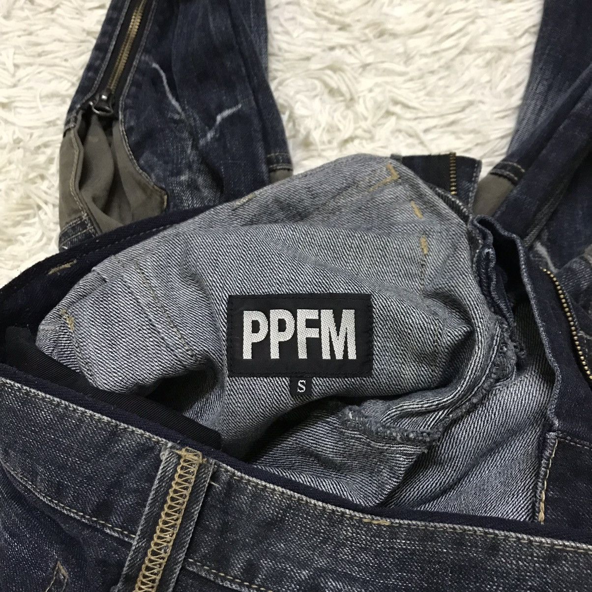 PPFM PPFM DENIM PANTS MULTI ZIPPER SIDE ADJUSTABLE Size US 31 - 7 Thumbnail