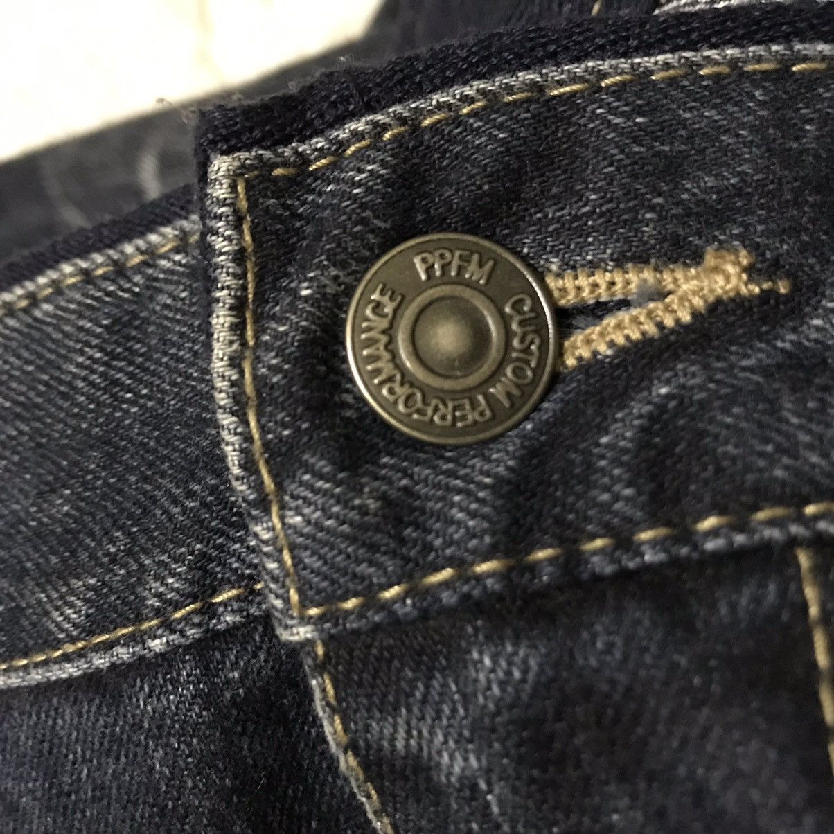 PPFM PPFM DENIM PANTS MULTI ZIPPER SIDE ADJUSTABLE Size US 31 - 6 Thumbnail