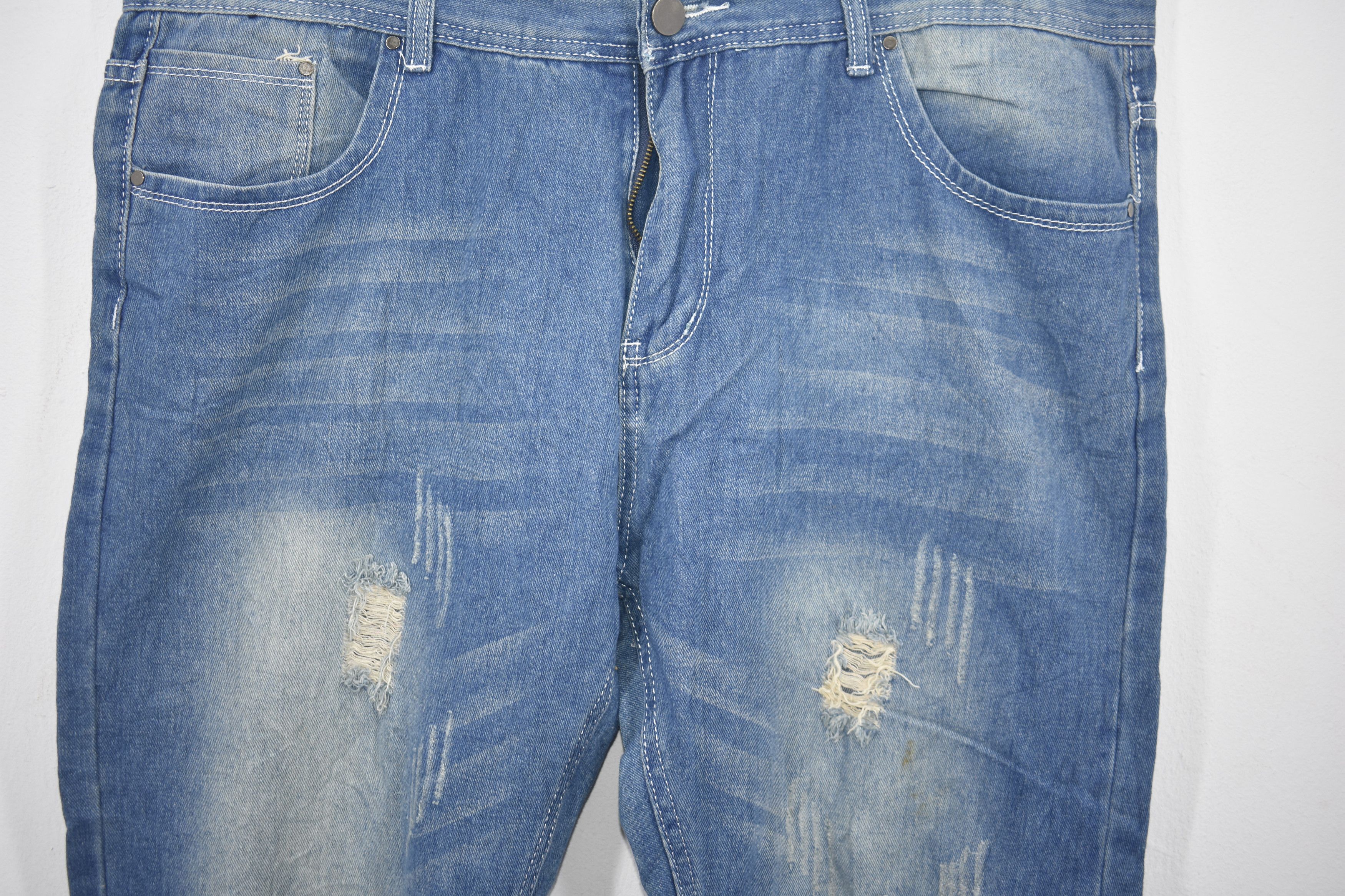 Japanese Brand Japanese Brand Distress Denim Size US 40 / EU 56 - 2 Thumbnail