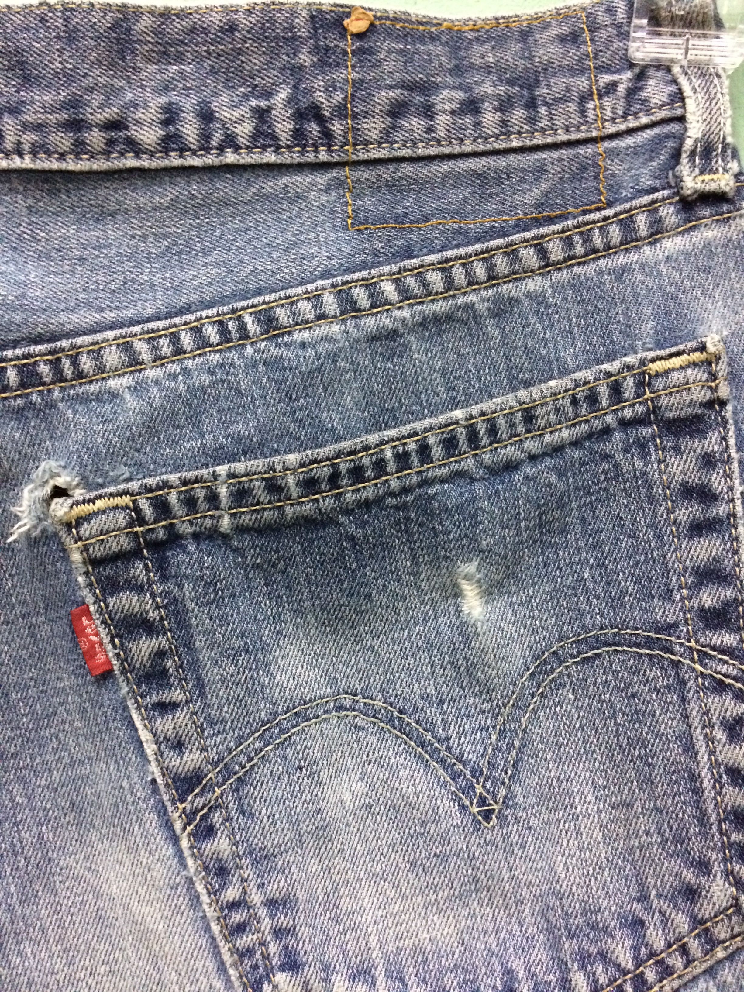 Levi's Distressed Levis 529 Low Rise Jeans #B-171 Size US 35 - 9 Thumbnail