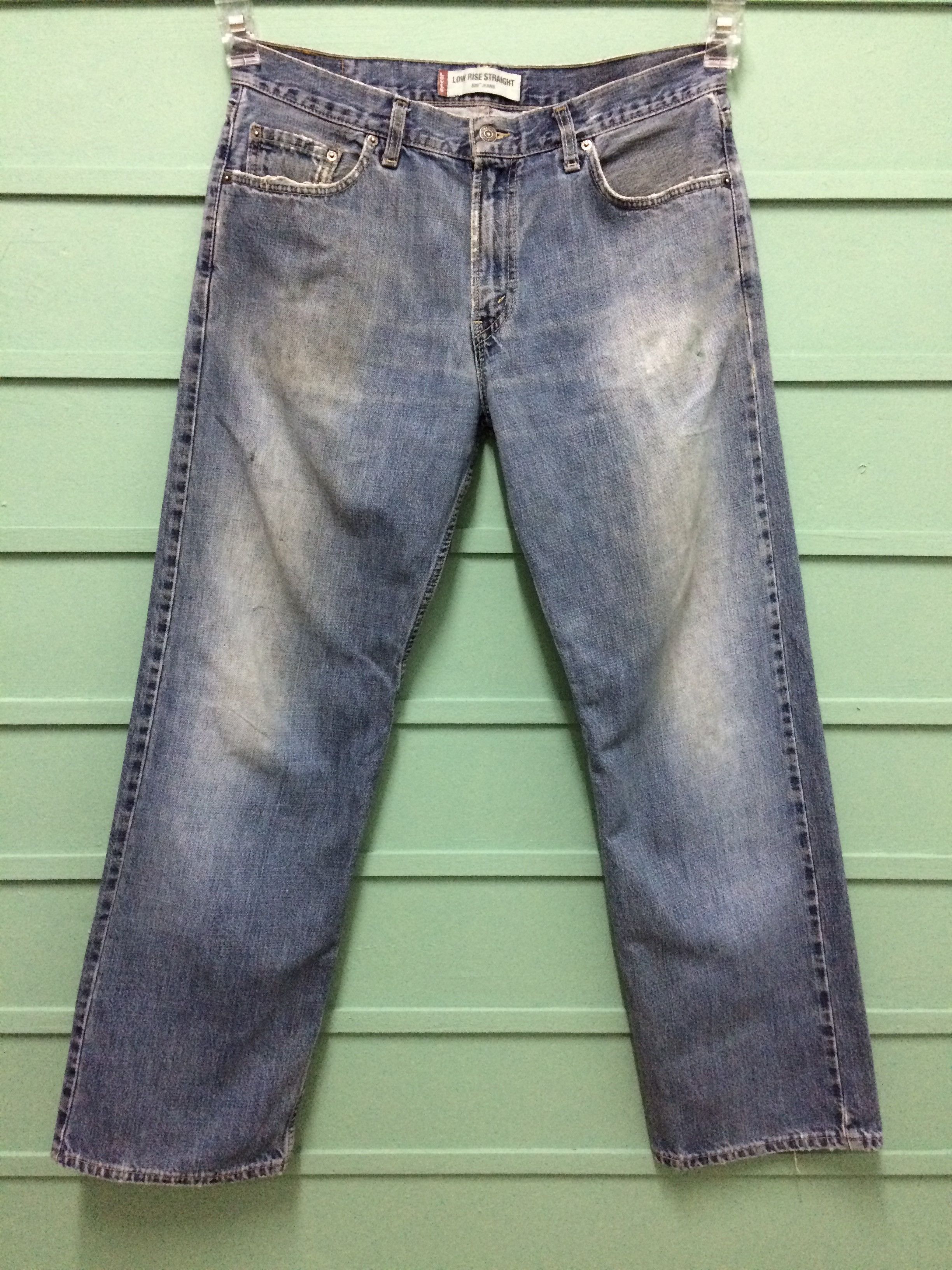 Levi's Distressed Levis 529 Low Rise Jeans #B-171 Size US 35 - 1 Thumbnail