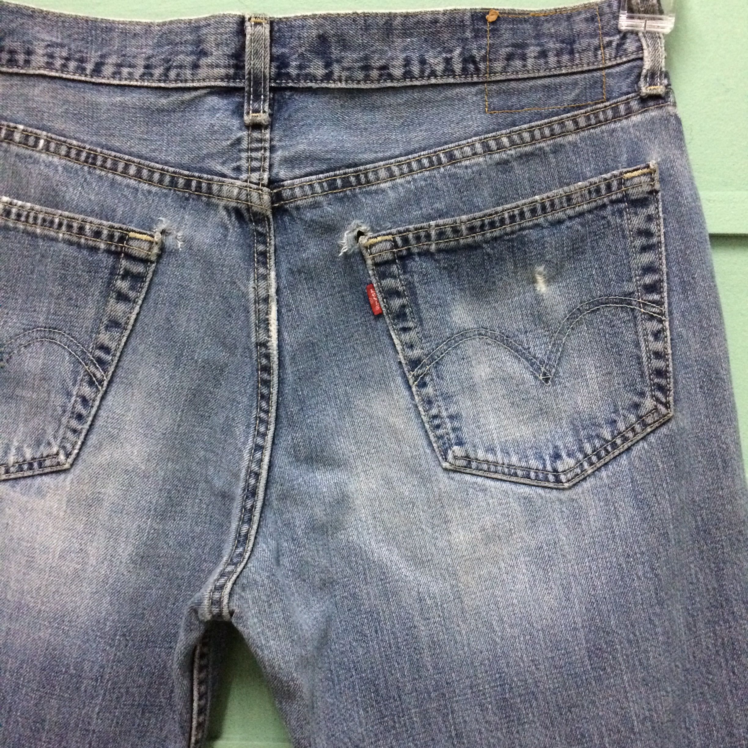 Levi's Distressed Levis 529 Low Rise Jeans #B-171 Size US 35 - 8 Thumbnail