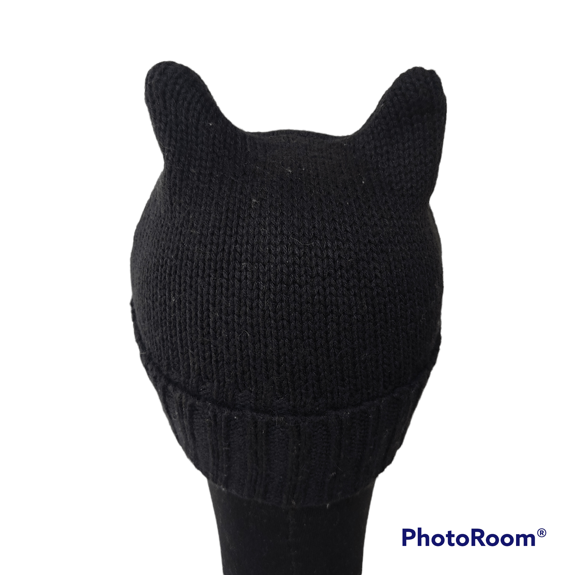 Other Two Devil Horn Black Beanie Hat Size ONE SIZE - 3 Thumbnail