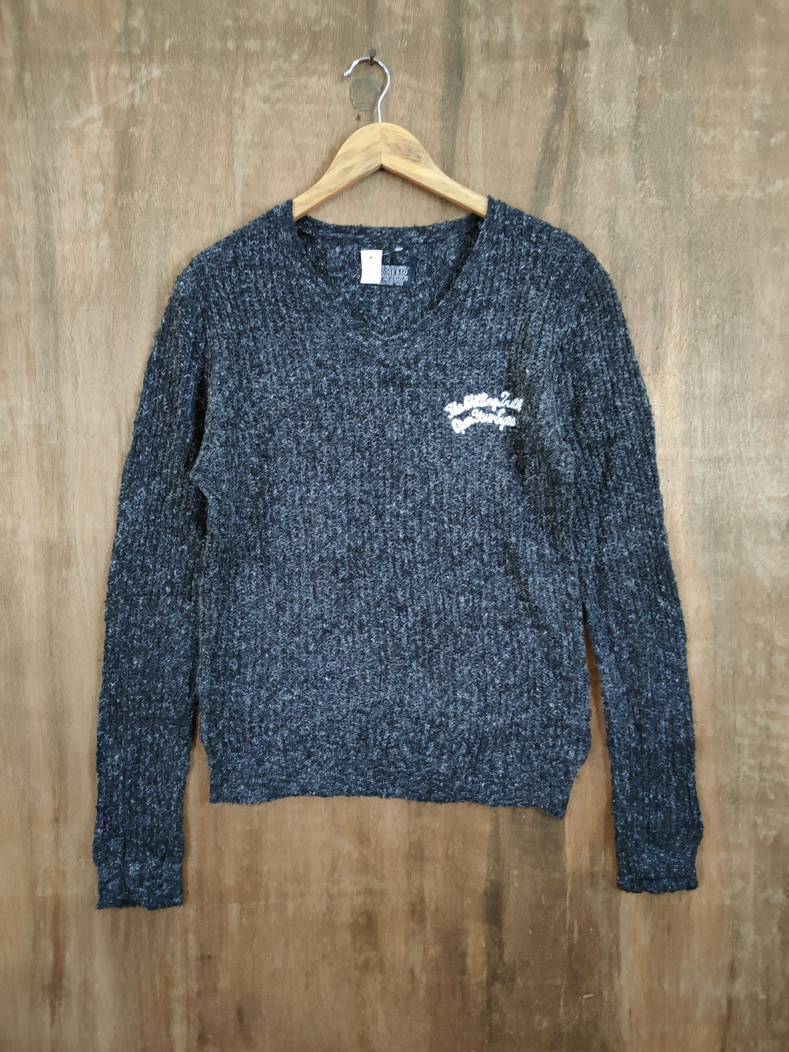 Vintage D Stooge & co mohair shag shaggy fur knitwear #46-1002 Size US M / EU 48-50 / 2 - 1 Thumbnail