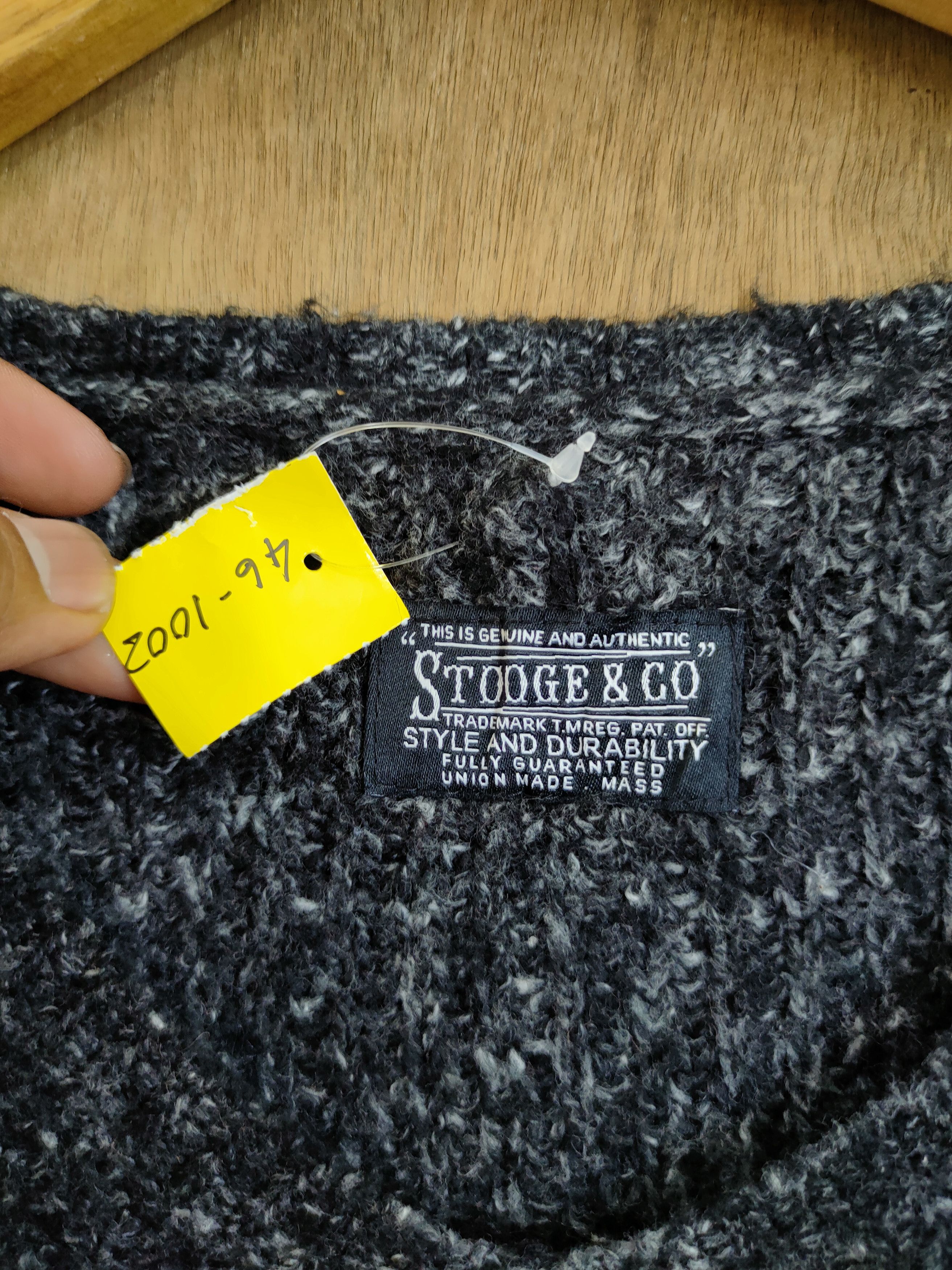 Vintage D Stooge & co mohair shag shaggy fur knitwear #46-1002 Size US M / EU 48-50 / 2 - 5 Thumbnail