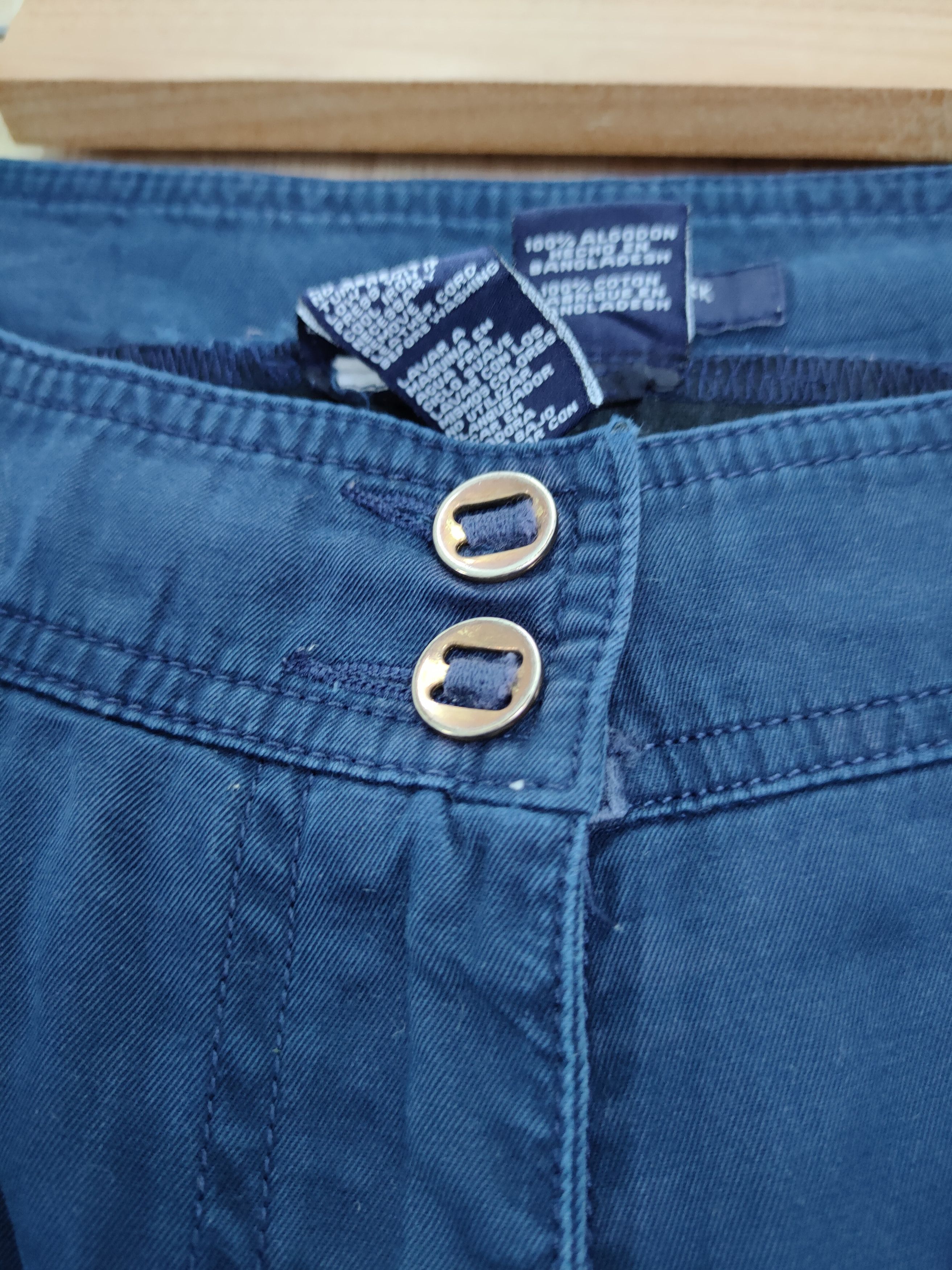 Jones New York DLL Jones New York blue cropped cargo pants #1002 Size US 35 - 5 Thumbnail