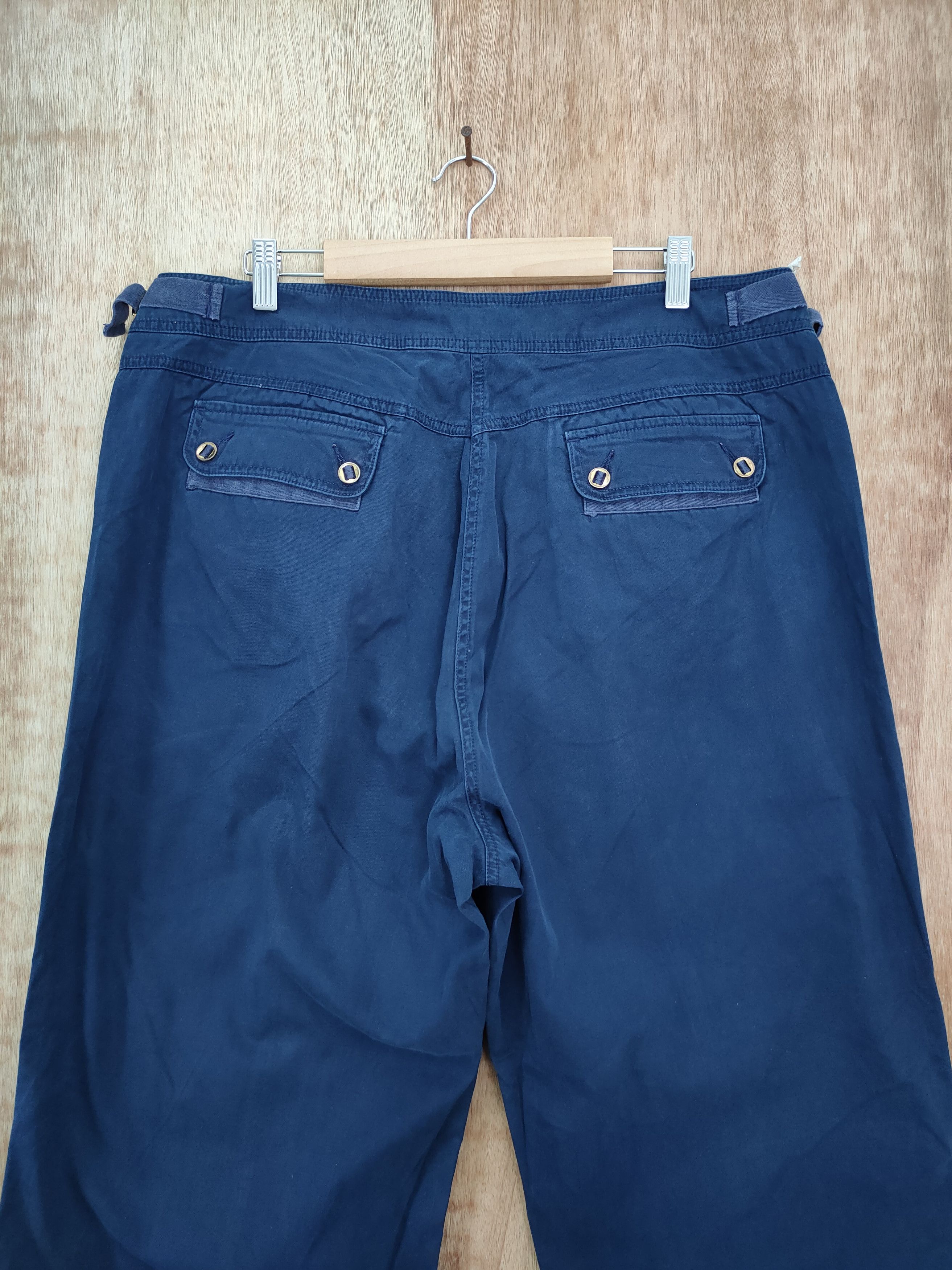 Jones New York DLL Jones New York blue cropped cargo pants #1002 Size US 35 - 10 Thumbnail