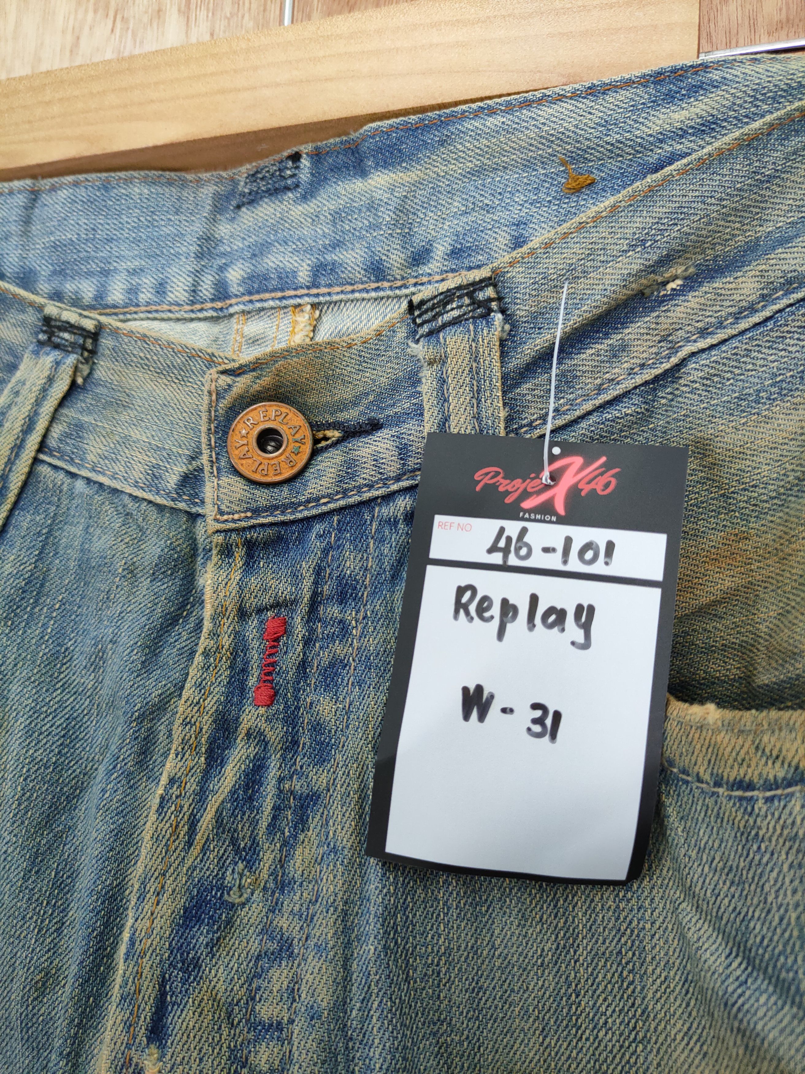 Replay DL Replay Distressed denim pants #46-101 Size US 29 - 5 Thumbnail