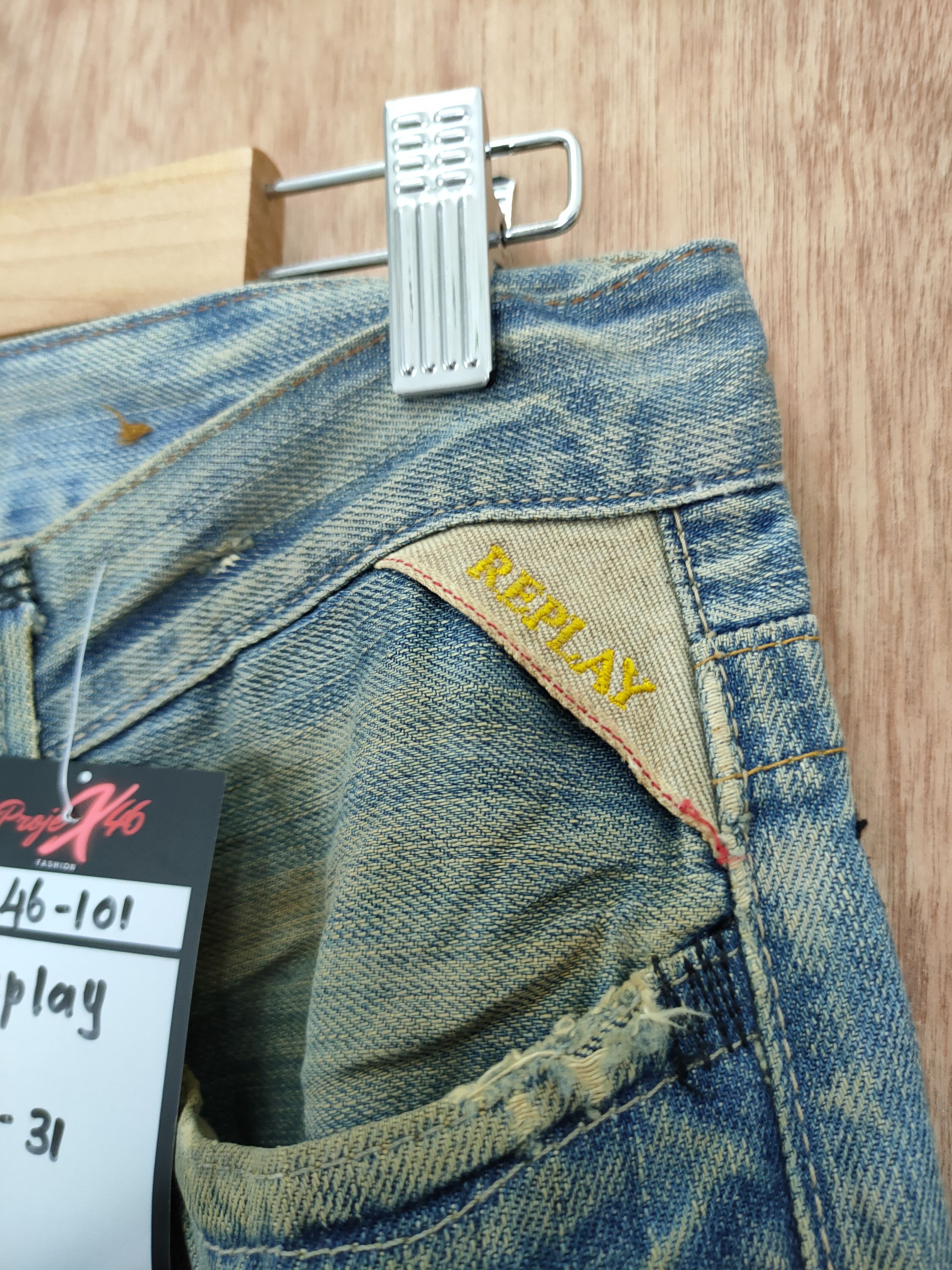 Replay DL Replay Distressed denim pants #46-101 Size US 29 - 6 Thumbnail