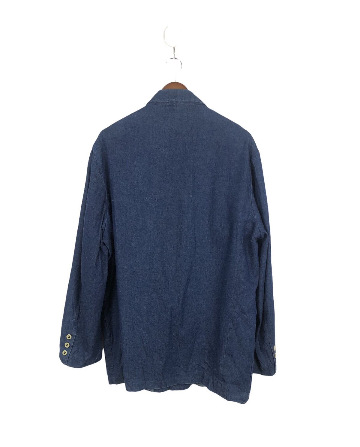 Armani Vintage 80s Armani Jeans Jacket Made In Italy Size US L / EU 52-54 / 3 - 2 Thumbnail