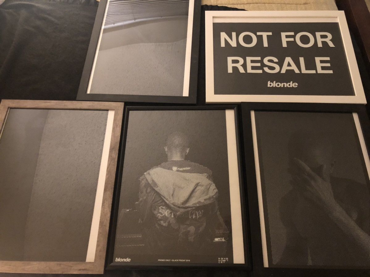 Frank Ocean Rare 2016 Frank Ocean Black Friday Blonde posters (5