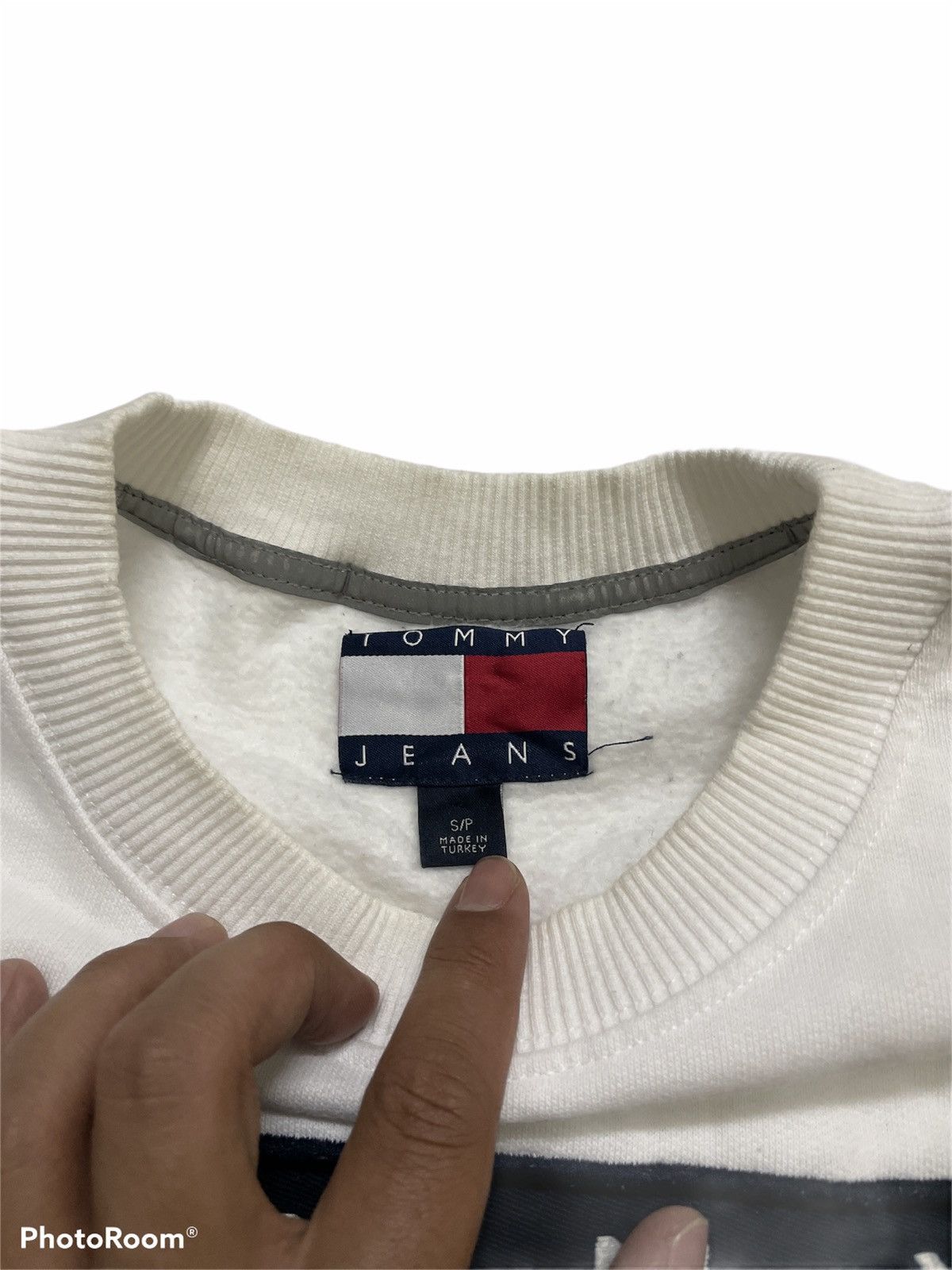 Tommy Hilfiger 🔥BEFORE DELETED🔥Vintage Tommy Jeans sweatshirt Big Logo Size US L / EU 52-54 / 3 - 4 Thumbnail