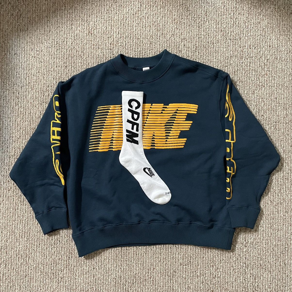 Cactus Plant Flea Market NIKE CPFM SOCK POCKET CREWNECK | Grailed