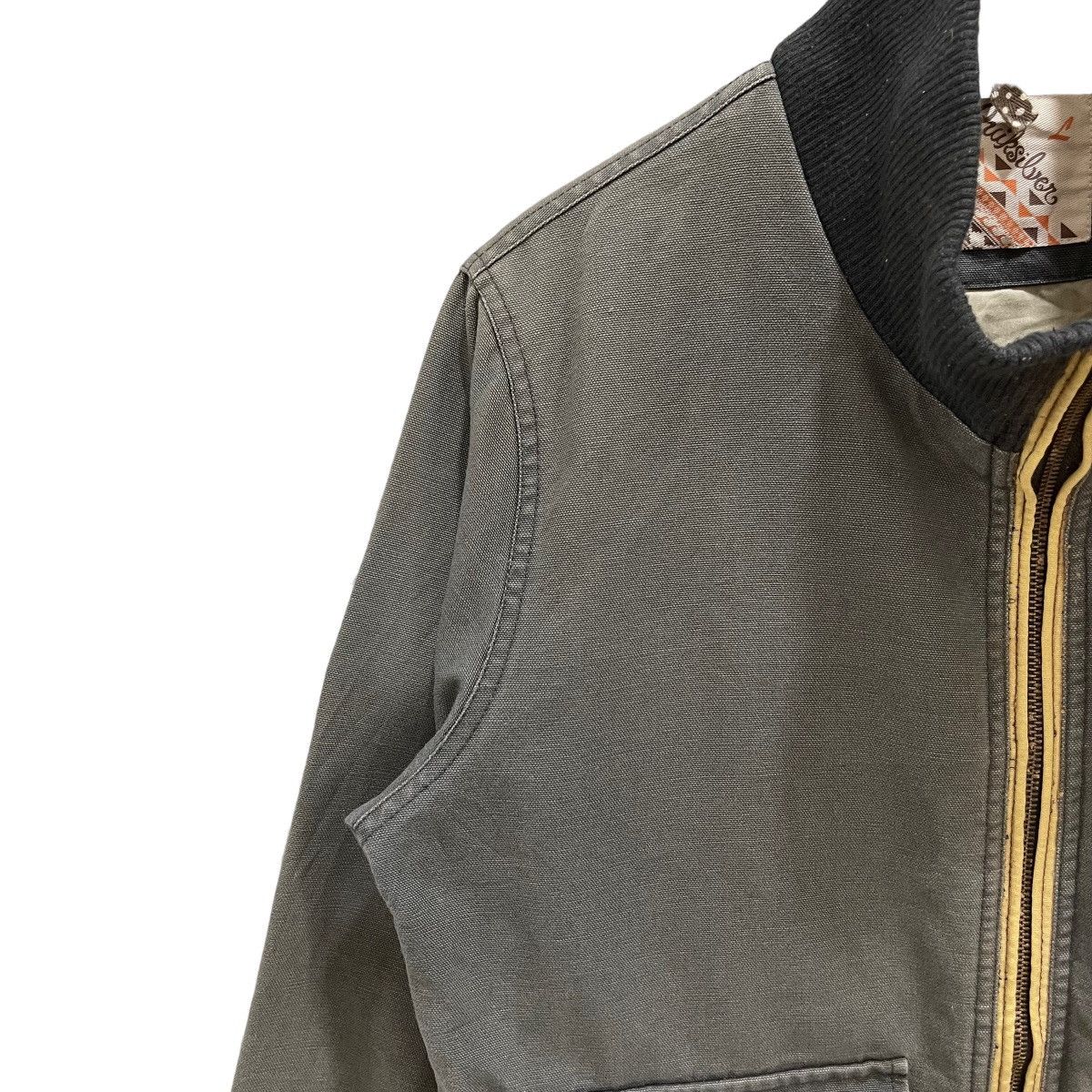 Quicksilver × Quiksilver × Vintage Vintage 90s Quicksilver Canvas Chore Zipper Jacket Size US L / EU 52-54 / 3 - 5 Thumbnail