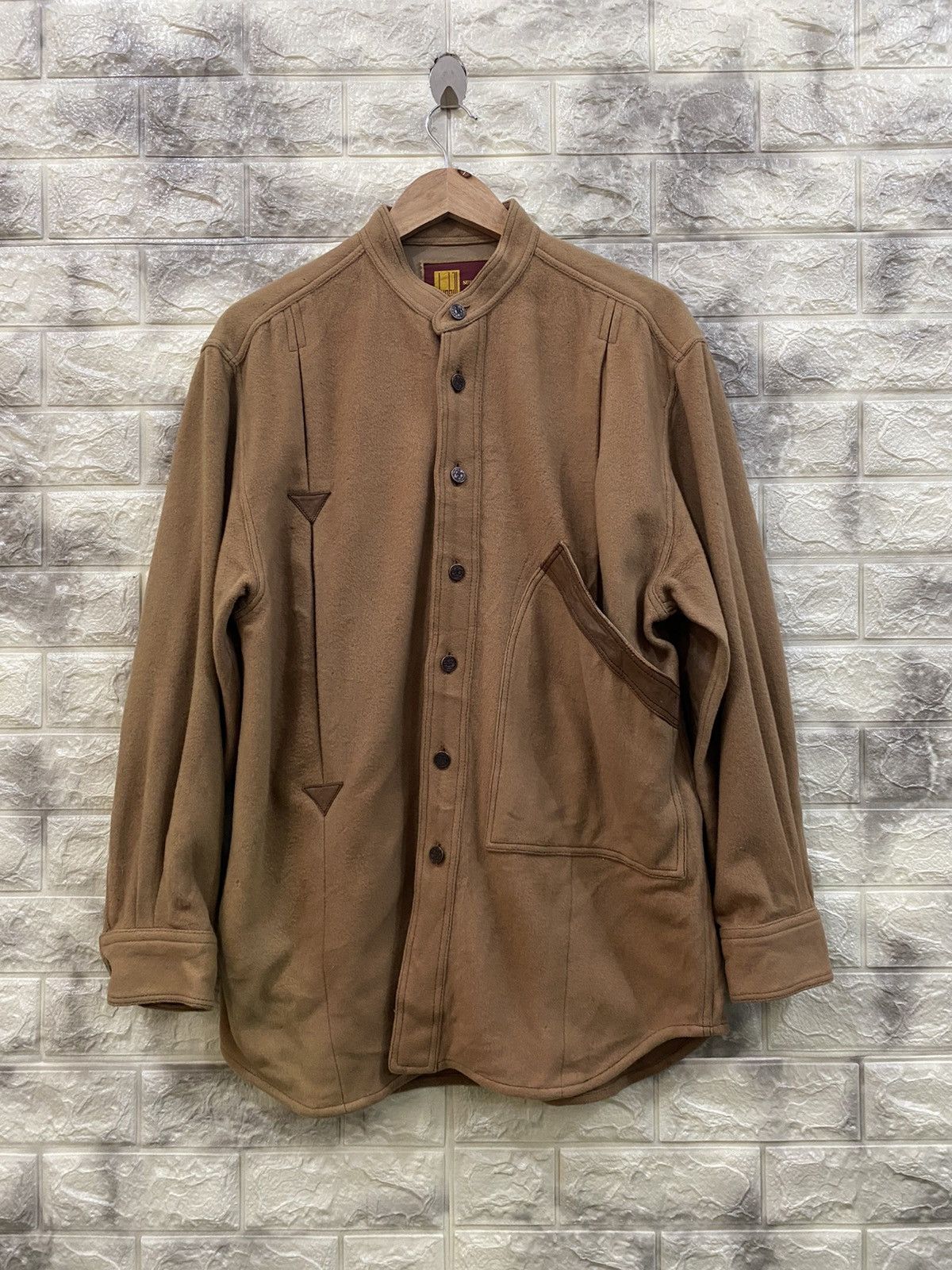 Alfred Dunhill × Vintage Vintage Dunhill Wool Jacket Size US L / EU 52-54 / 3 - 1 Thumbnail