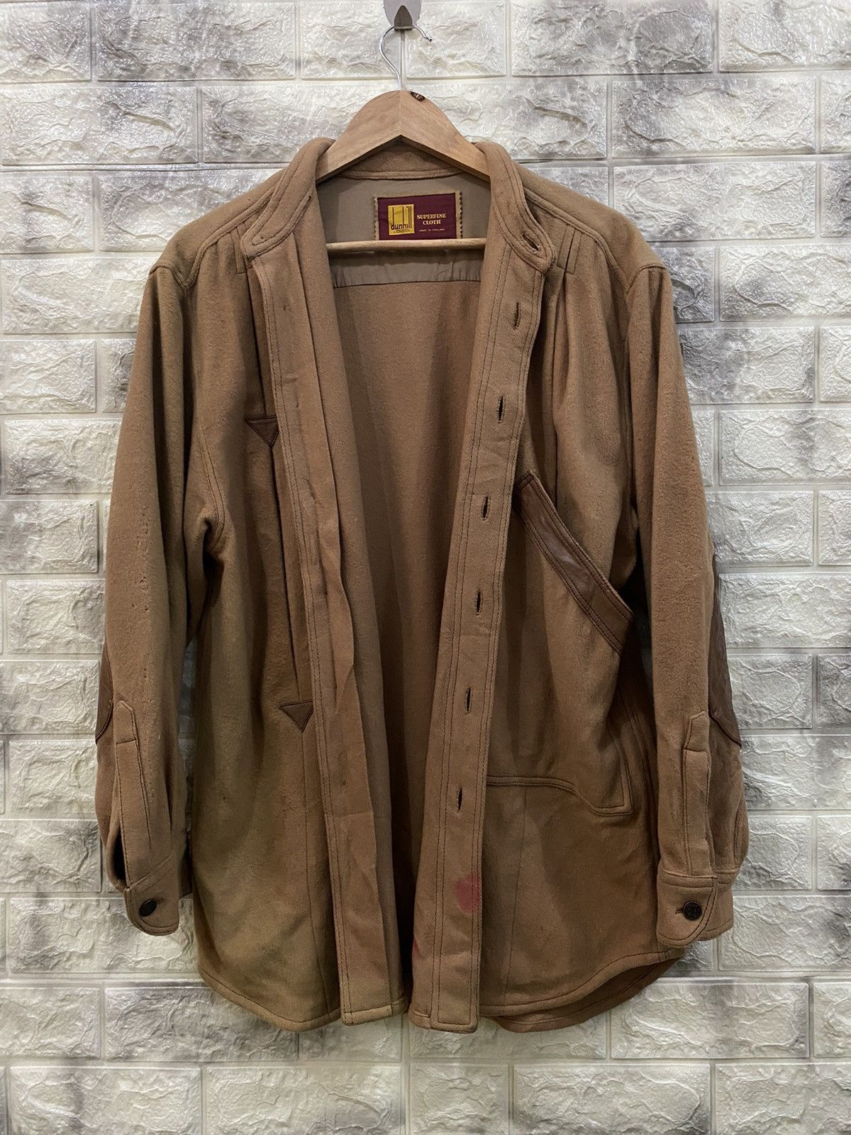 Alfred Dunhill × Vintage Vintage Dunhill Wool Jacket Size US L / EU 52-54 / 3 - 8 Thumbnail