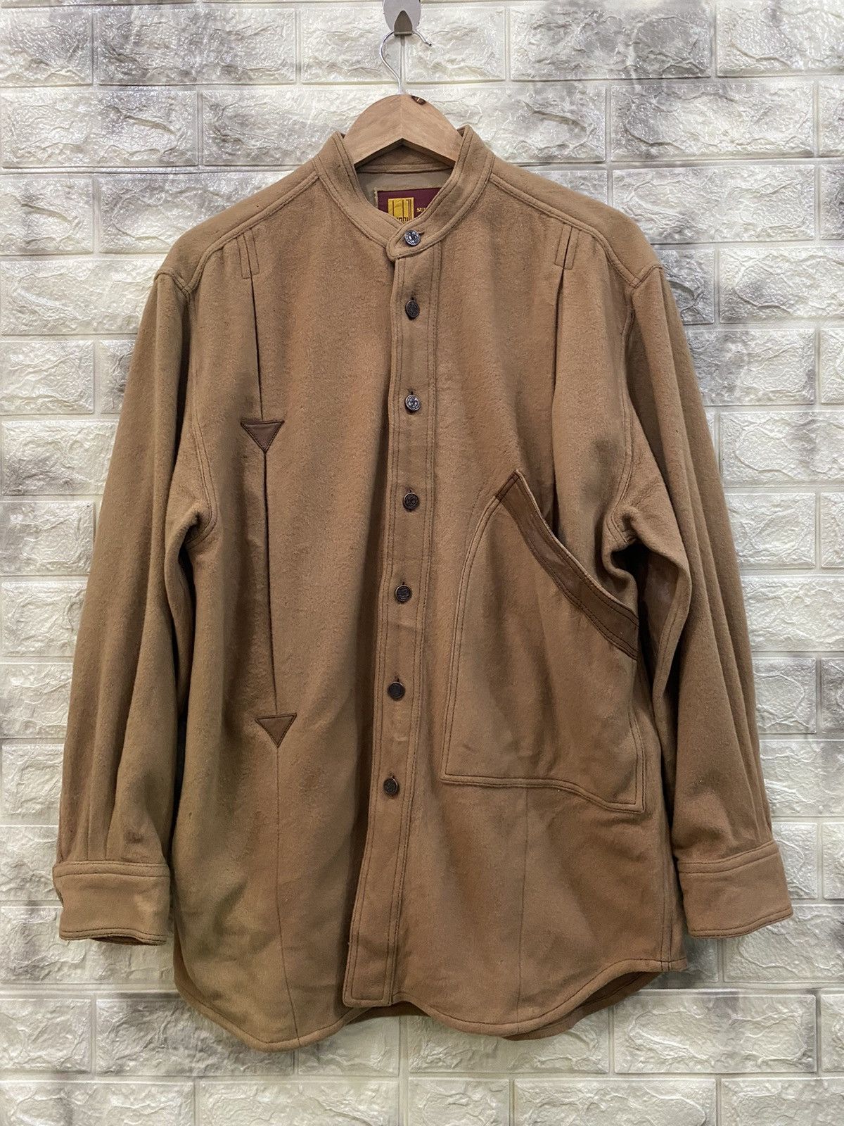 Alfred Dunhill × Vintage Vintage Dunhill Wool Jacket Size US L / EU 52-54 / 3 - 2 Thumbnail