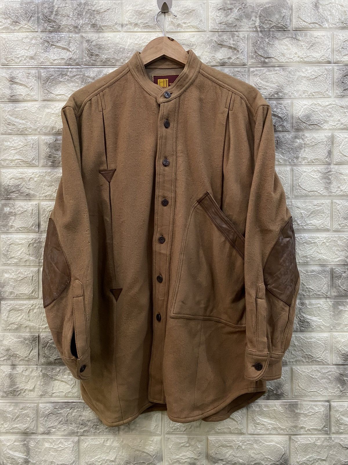 Alfred Dunhill × Vintage Vintage Dunhill Wool Jacket Size US L / EU 52-54 / 3 - 7 Thumbnail