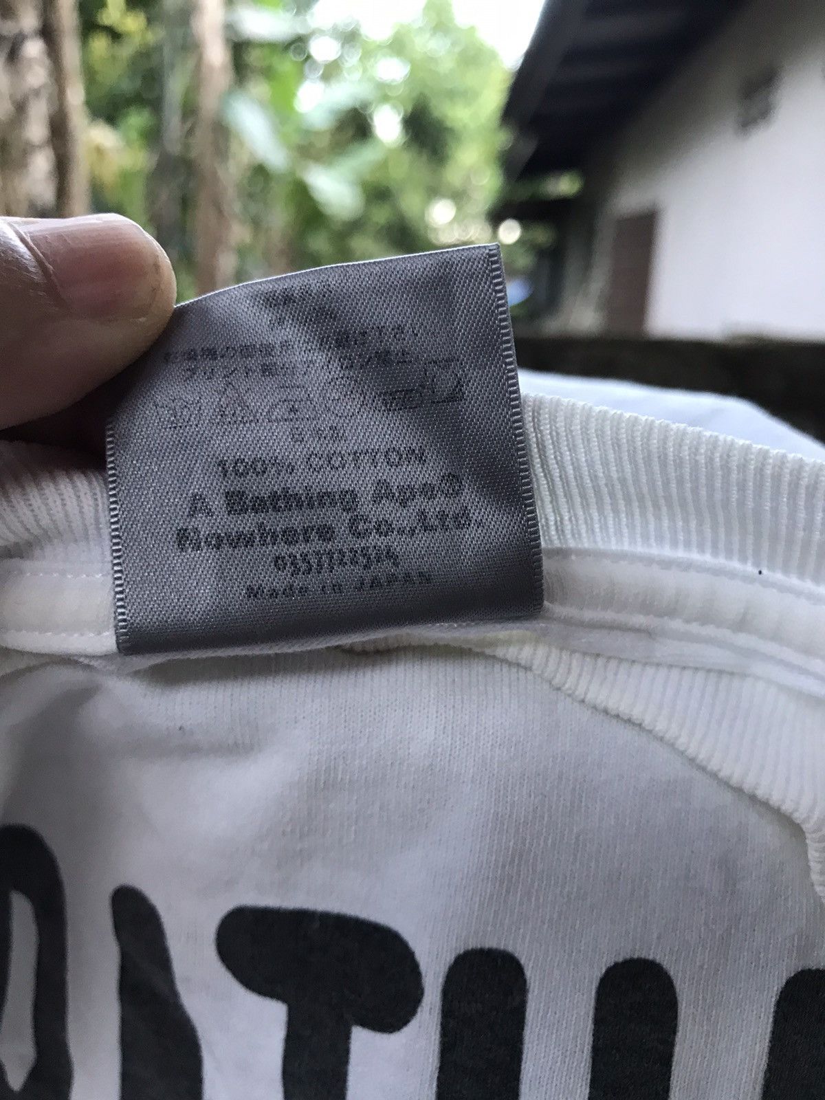 Bape × Vintage Single stitch VINTAGE A BATHING APE TEE SPELL OUTPRINTED Size US L / EU 52-54 / 3 - 9 Thumbnail