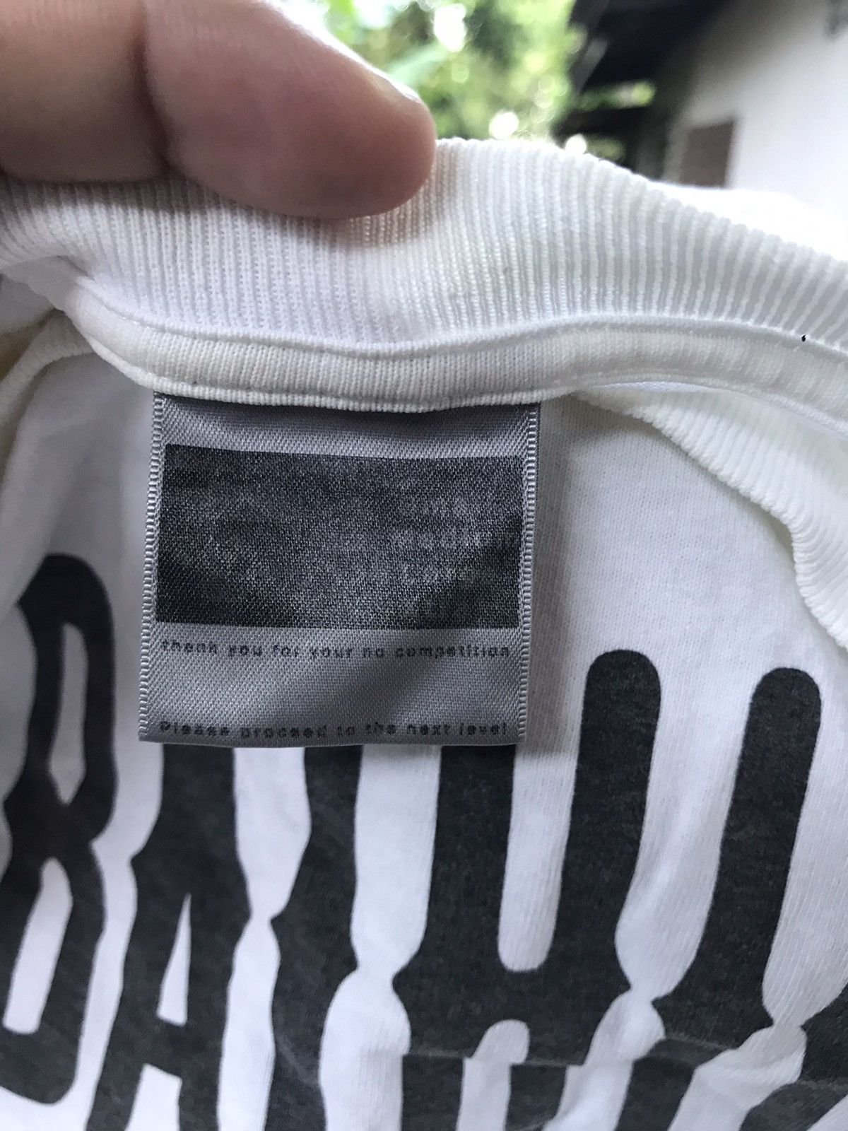 Bape × Vintage Single stitch VINTAGE A BATHING APE TEE SPELL OUTPRINTED Size US L / EU 52-54 / 3 - 8 Thumbnail