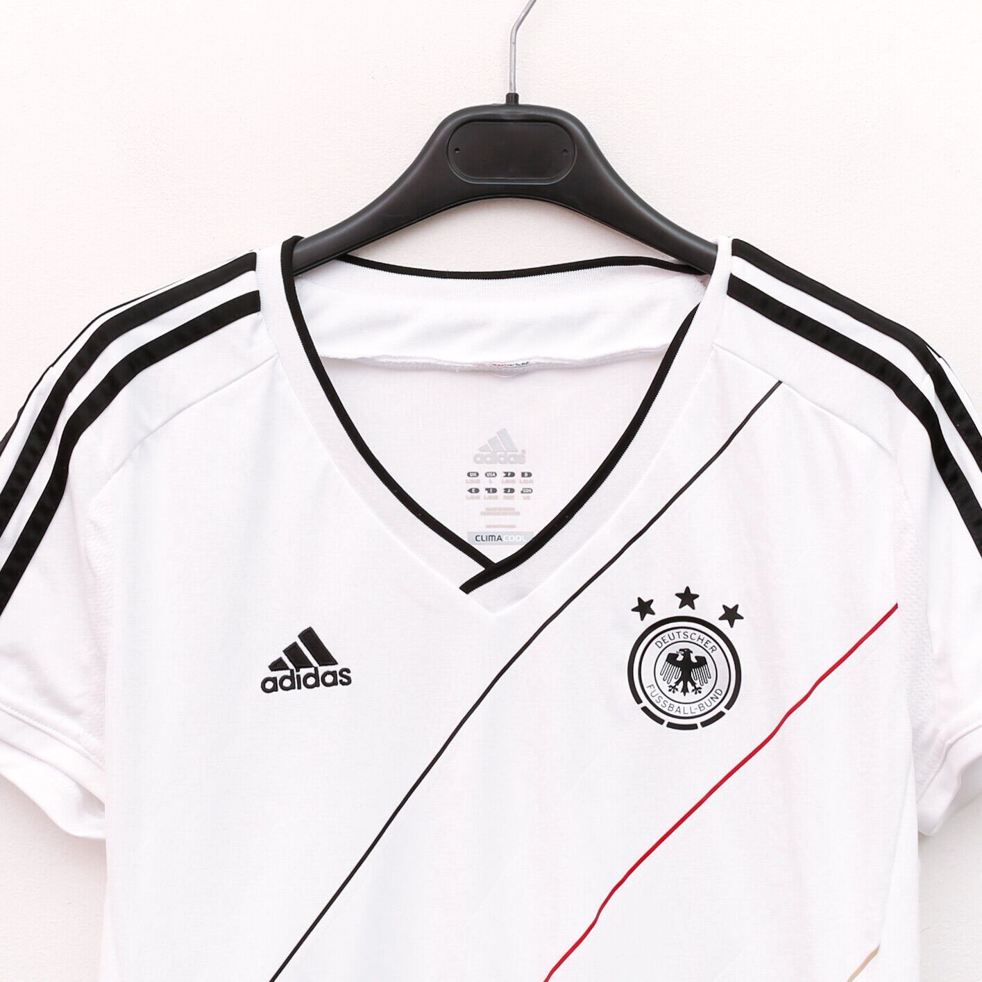Adidas C03 Germany Women L Football Home Jersey Shirt 2012 2014 Kit Size L / US 10 / IT 46 - 2 Thumbnail