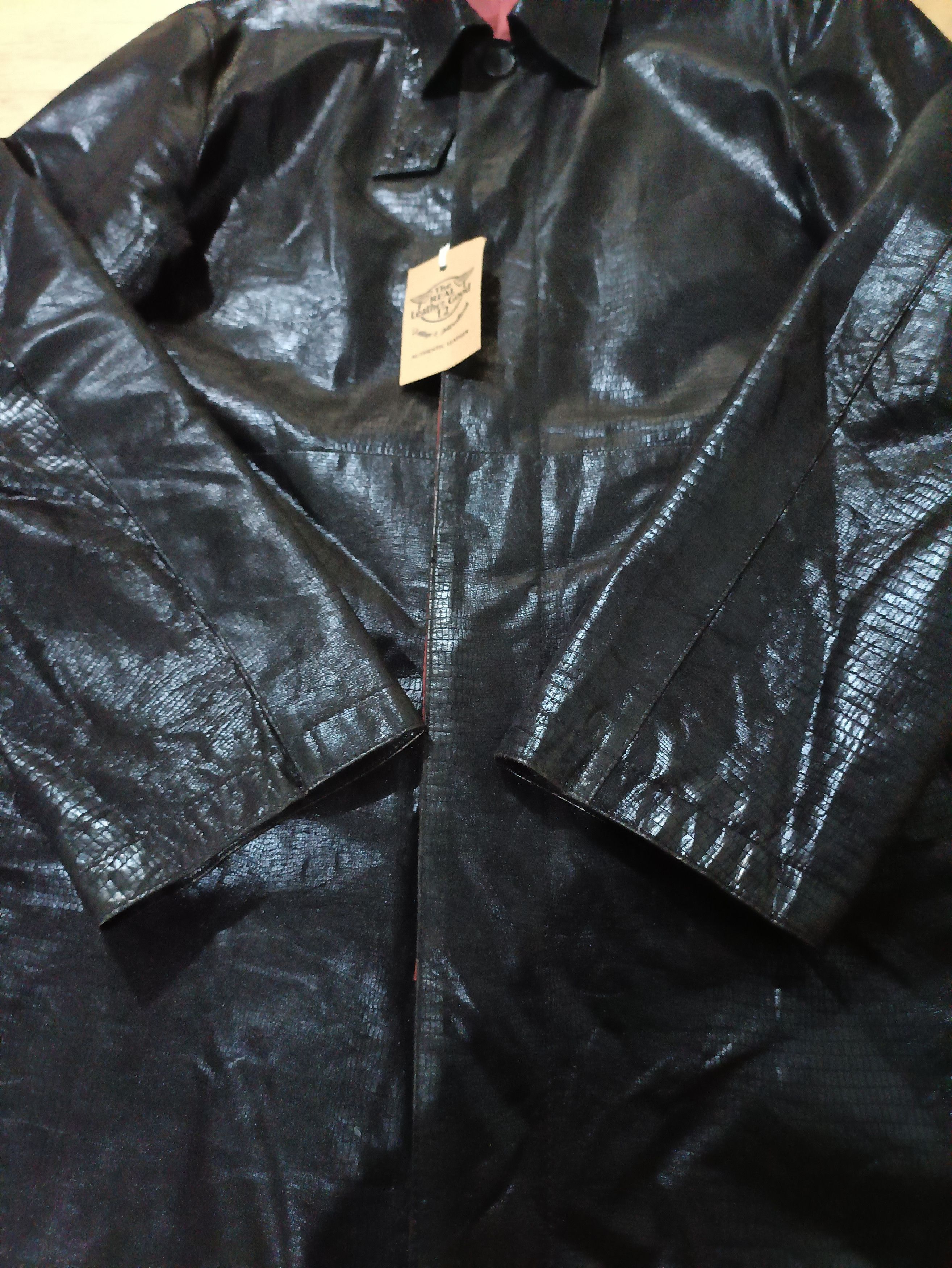 Japanese Brand × Yoshiyuki Konishi YOSHIYUKI KONISHI FICCE LEATHER COAT LONG LIGHTS JACKET Size US M / EU 48-50 / 2 - 12 Thumbnail