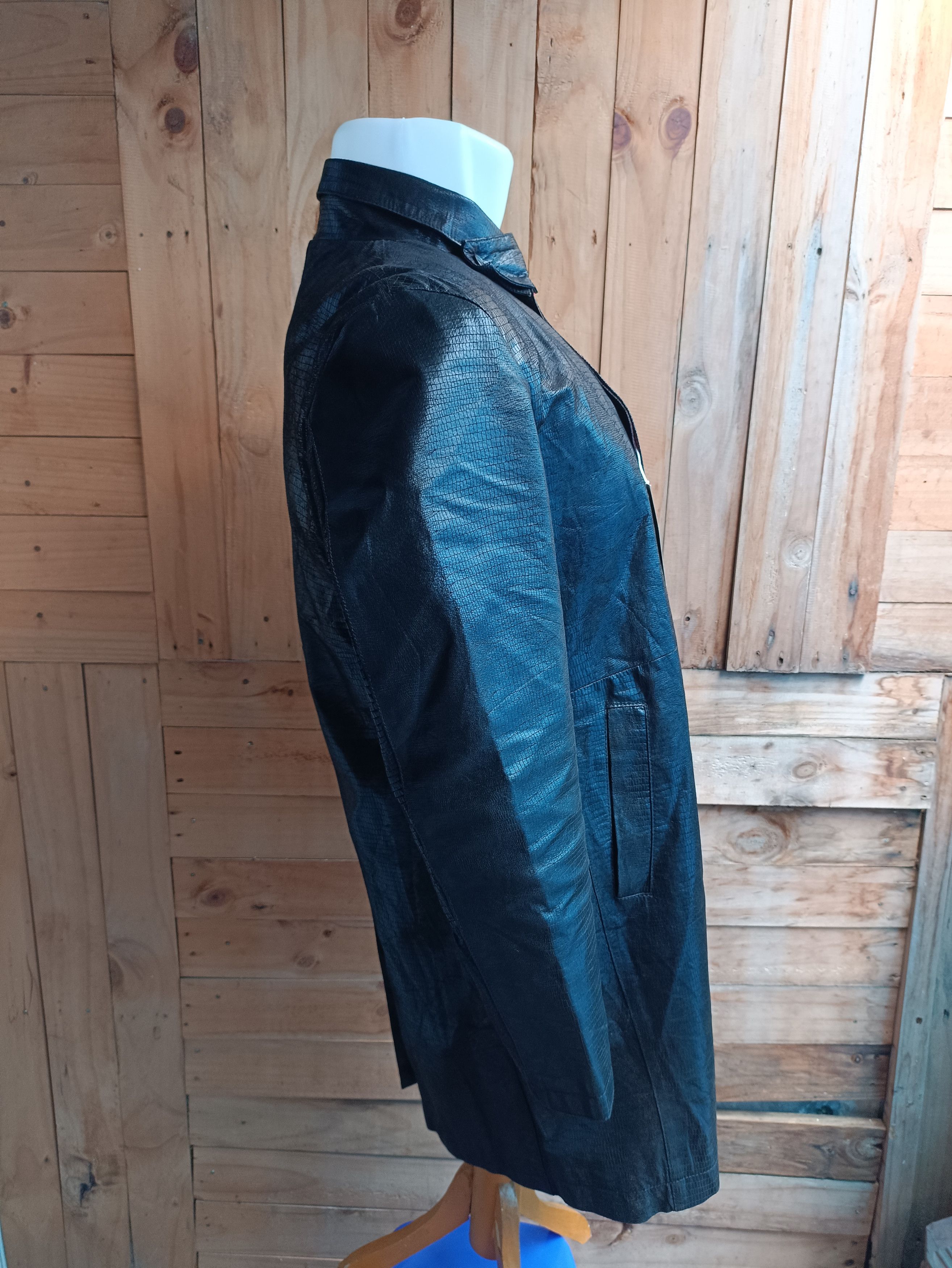 Japanese Brand × Yoshiyuki Konishi YOSHIYUKI KONISHI FICCE LEATHER COAT LONG LIGHTS JACKET Size US M / EU 48-50 / 2 - 6 Thumbnail