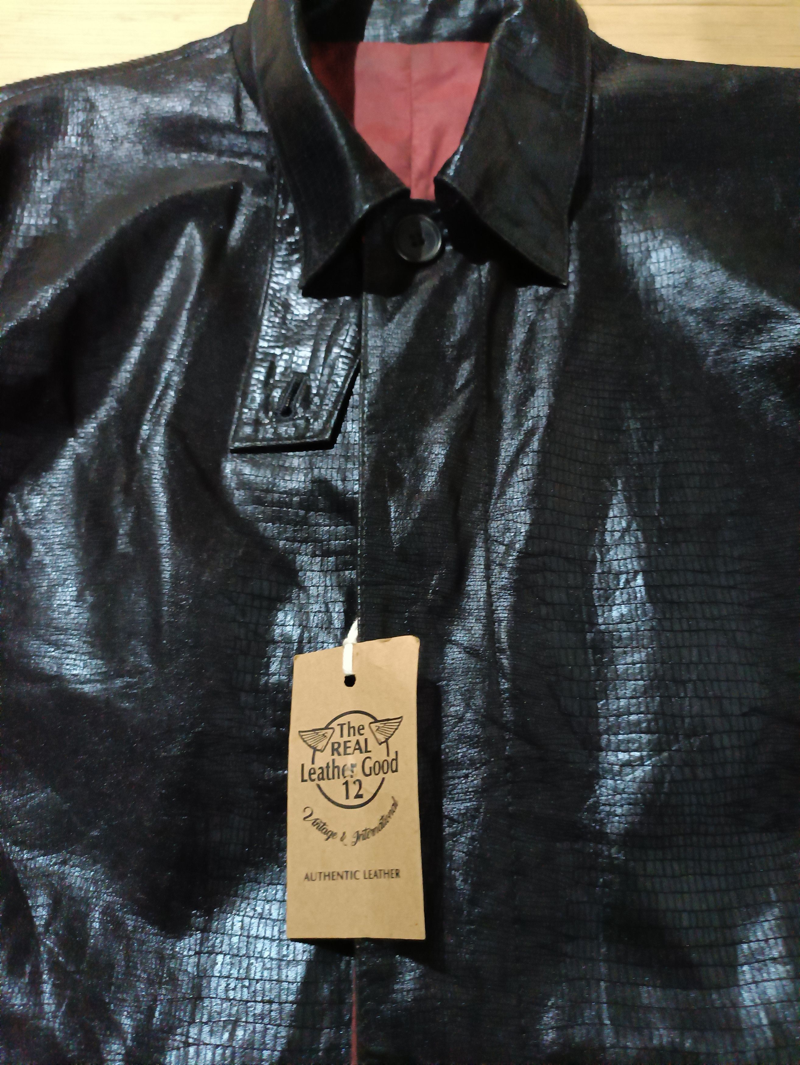 Japanese Brand × Yoshiyuki Konishi YOSHIYUKI KONISHI FICCE LEATHER COAT LONG LIGHTS JACKET Size US M / EU 48-50 / 2 - 9 Thumbnail