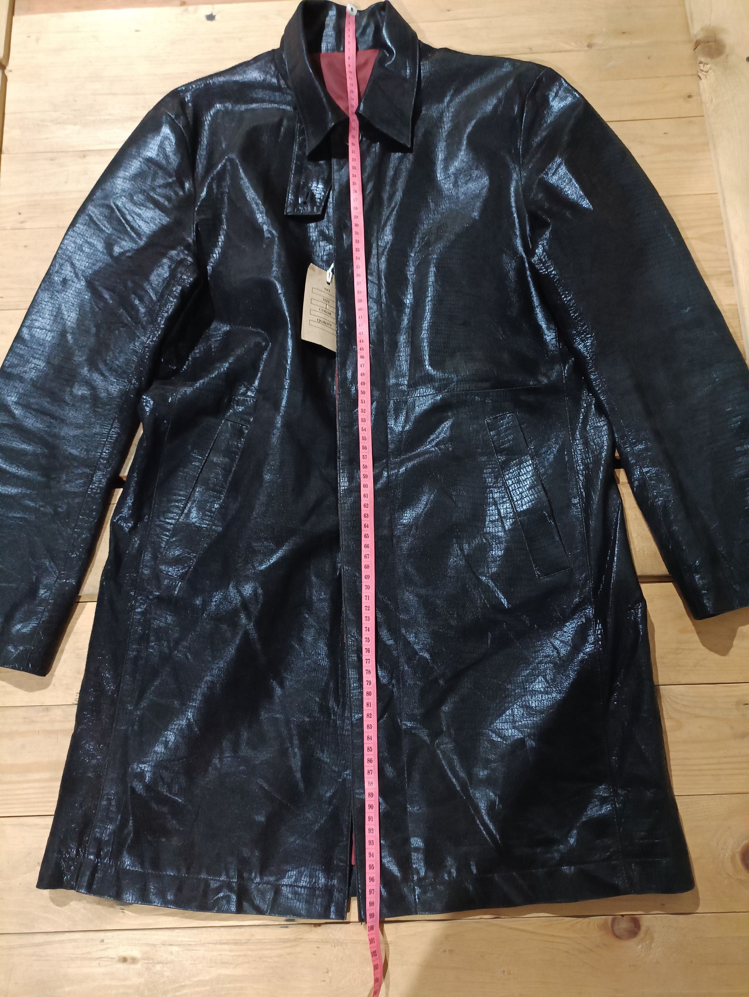 Japanese Brand × Yoshiyuki Konishi YOSHIYUKI KONISHI FICCE LEATHER COAT LONG LIGHTS JACKET Size US M / EU 48-50 / 2 - 14 Thumbnail
