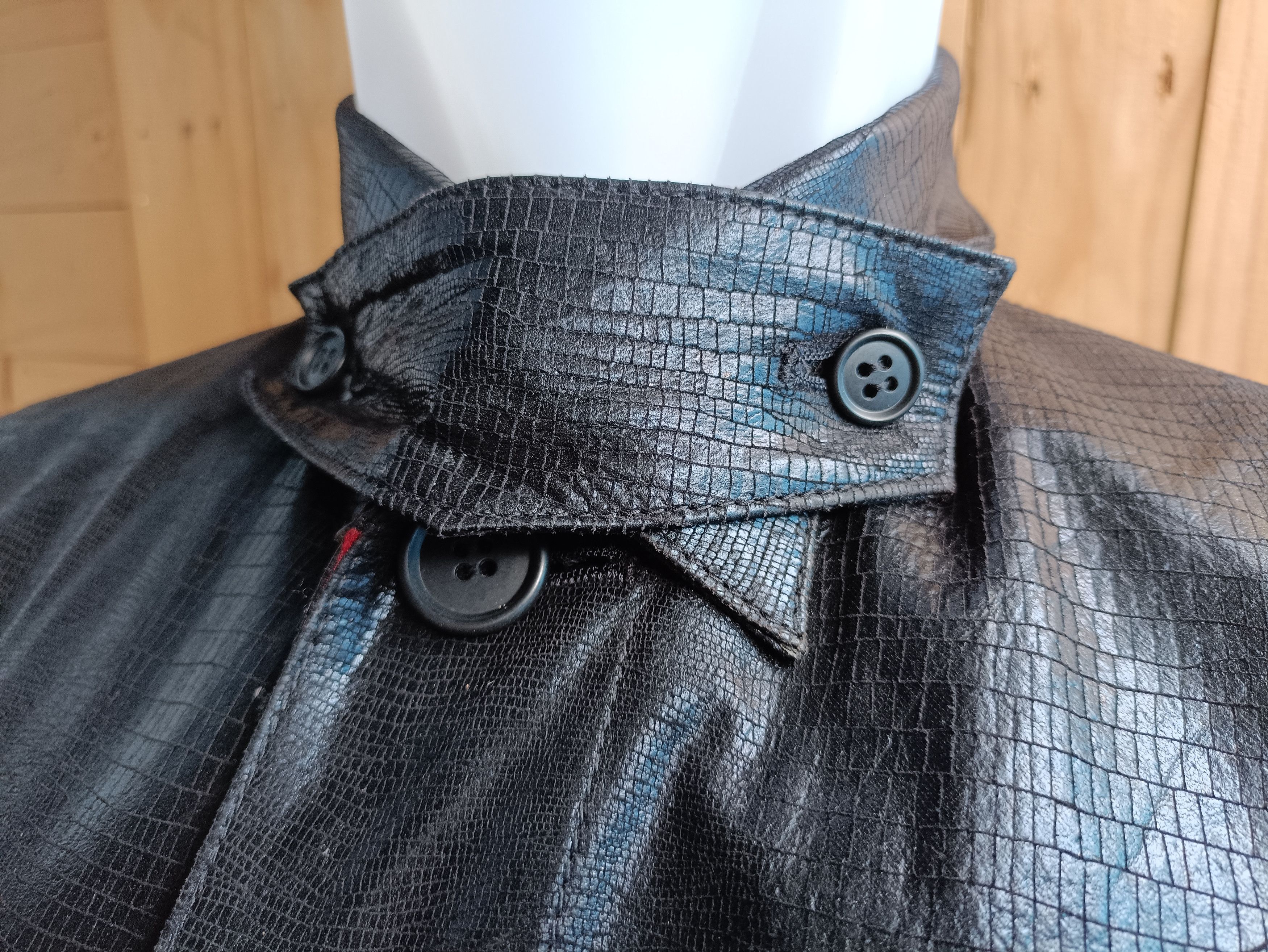 Japanese Brand × Yoshiyuki Konishi YOSHIYUKI KONISHI FICCE LEATHER COAT LONG LIGHTS JACKET Size US M / EU 48-50 / 2 - 4 Thumbnail