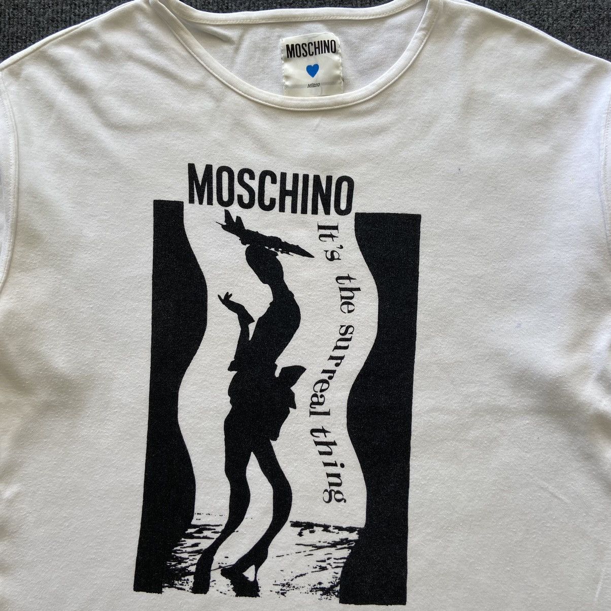 Japanese Brand × Moschino × Vintage Moschino Milano Art Design Japanese Style Tshirt Size US M / EU 48-50 / 2 - 2 Thumbnail