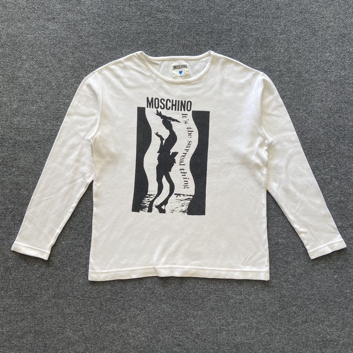 Japanese Brand × Moschino × Vintage Moschino Milano Art Design Japanese Style Tshirt Size US M / EU 48-50 / 2 - 1 Thumbnail