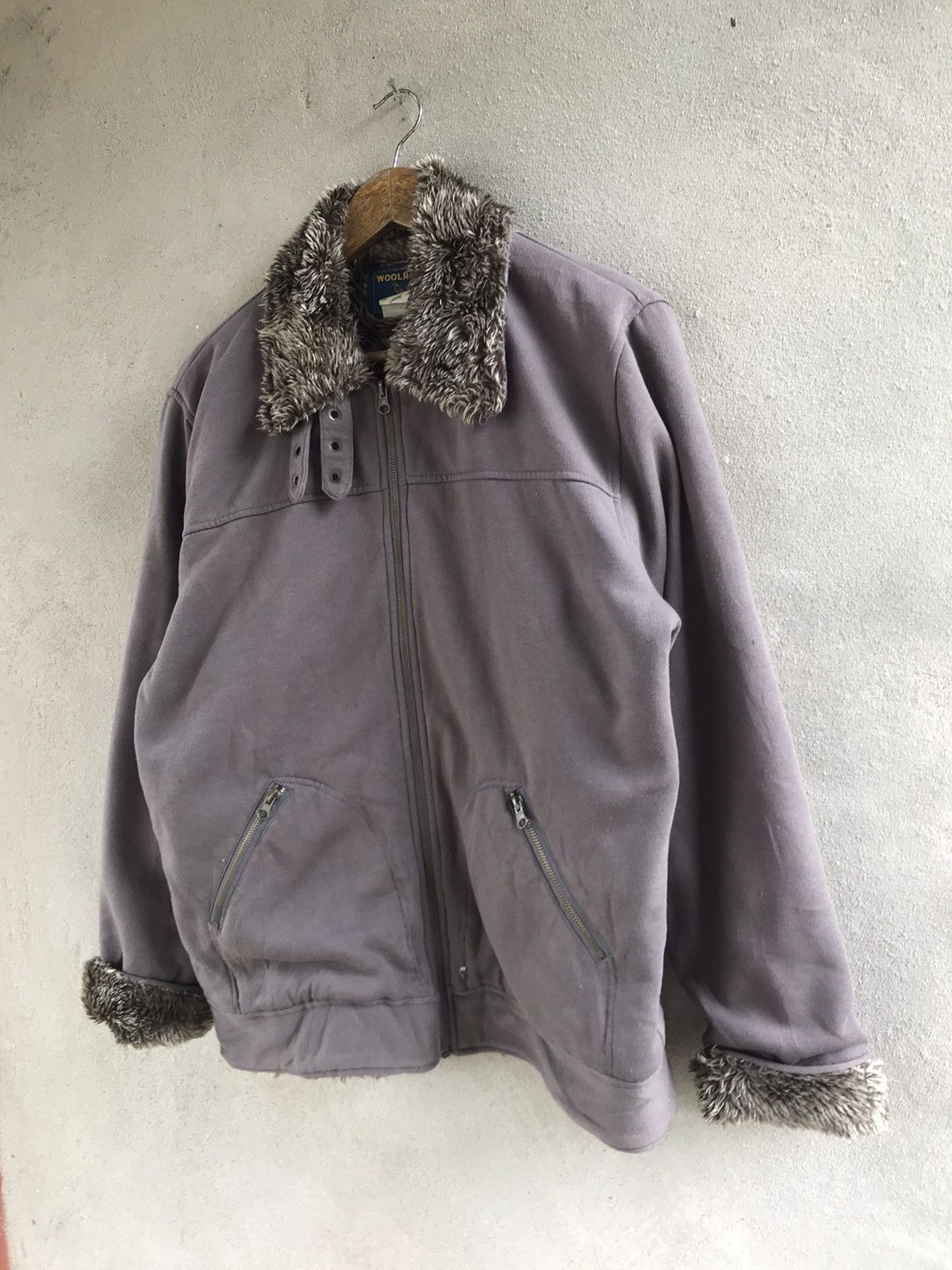 Woolrich Woolen Mills RARE WOOLRICH FUR COLLAR JACKET Size US M / EU 48-50 / 2 - 3 Thumbnail