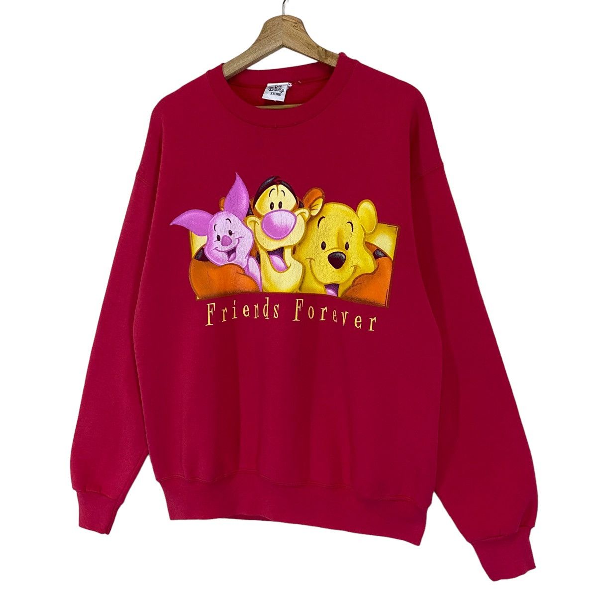 Disney × Vintage × Warner Bros Vintage 90s Pooh Tigger Piglet Crewneck Sweatshirt Size M Size US M / EU 48-50 / 2 - 2 Thumbnail