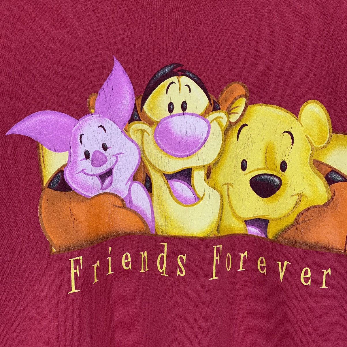 Disney × Vintage × Warner Bros Vintage 90s Pooh Tigger Piglet Crewneck Sweatshirt Size M Size US M / EU 48-50 / 2 - 5 Thumbnail
