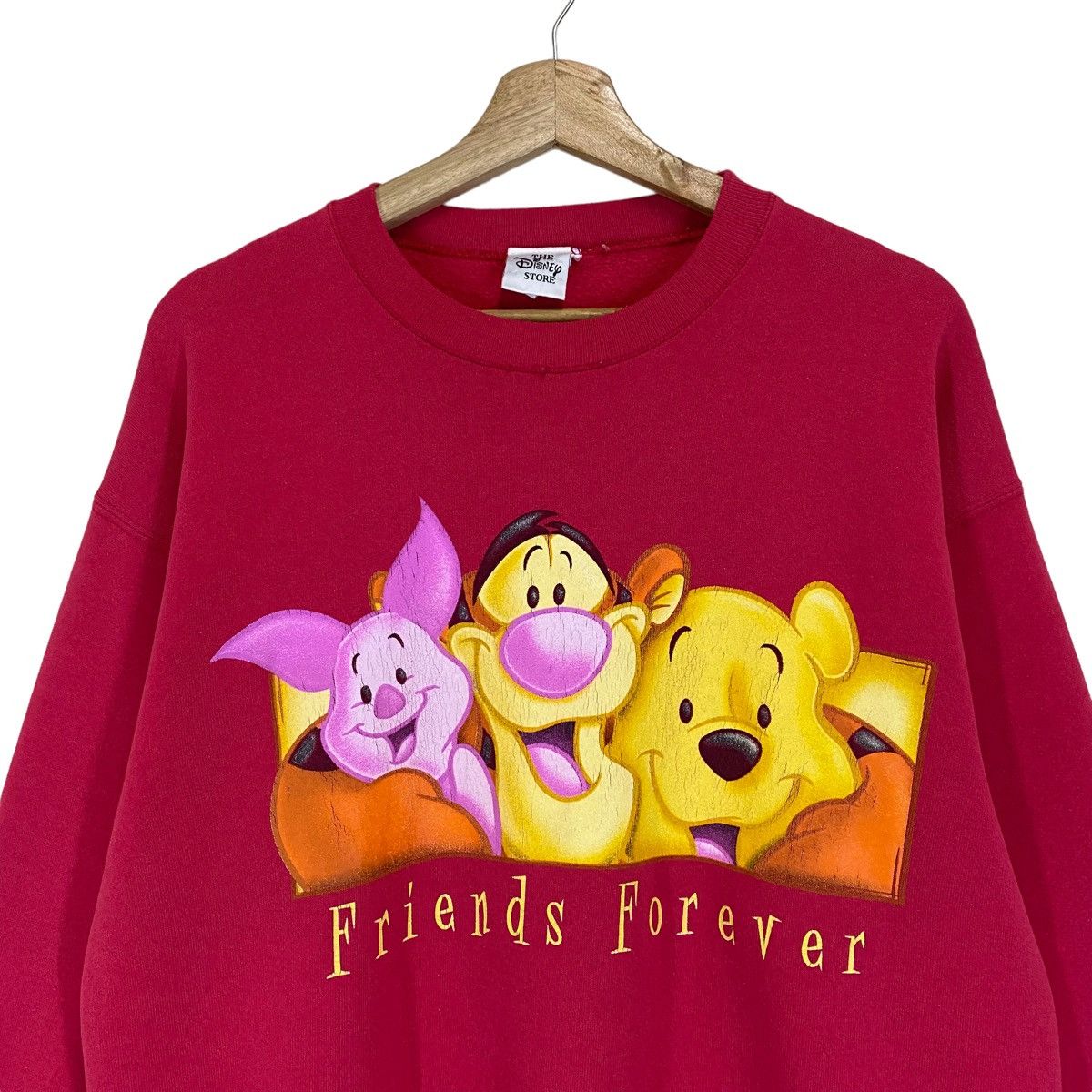 Disney × Vintage × Warner Bros Vintage 90s Pooh Tigger Piglet Crewneck Sweatshirt Size M Size US M / EU 48-50 / 2 - 4 Thumbnail