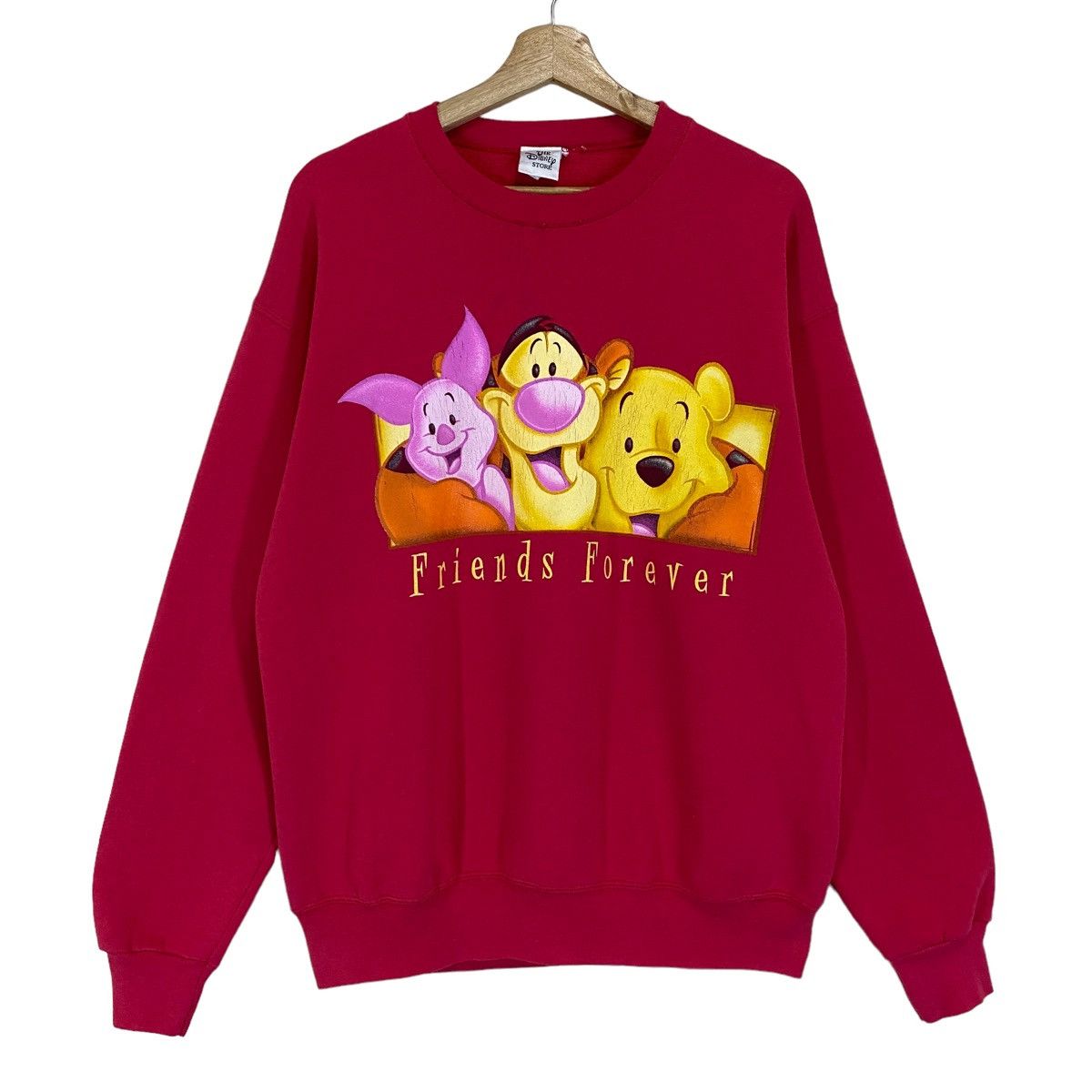 Disney × Vintage × Warner Bros Vintage 90s Pooh Tigger Piglet Crewneck Sweatshirt Size M Size US M / EU 48-50 / 2 - 1 Thumbnail