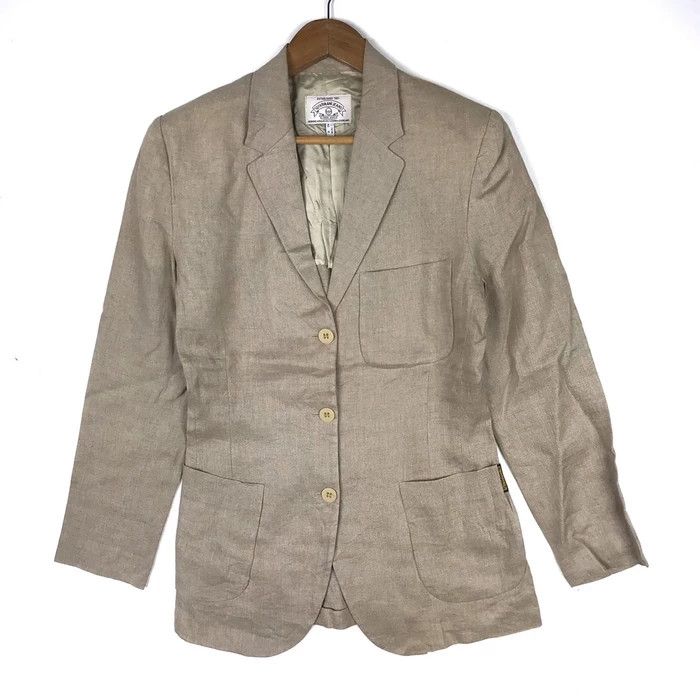 Giorgio Armani Vintage GIORGIO ARMANI JEANS Italy Designer Coat Blazer Size 42S - 1 Thumbnail