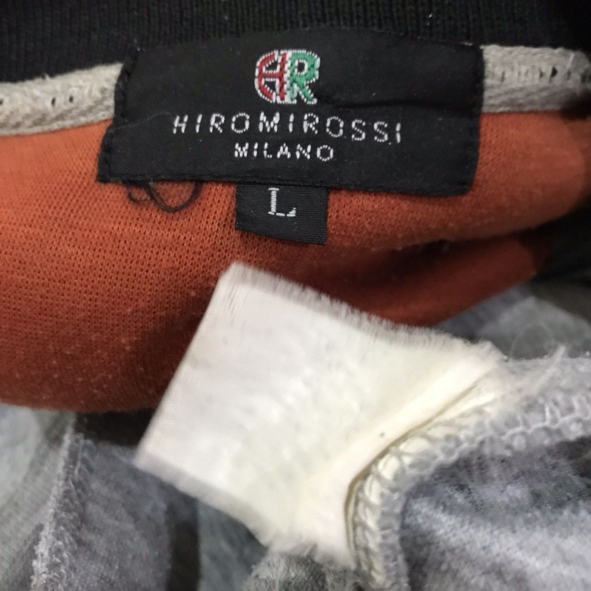 Designer Vintage Hiromirossi Milano embroidery logo sweatshirt Size US M / EU 48-50 / 2 - 8 Thumbnail