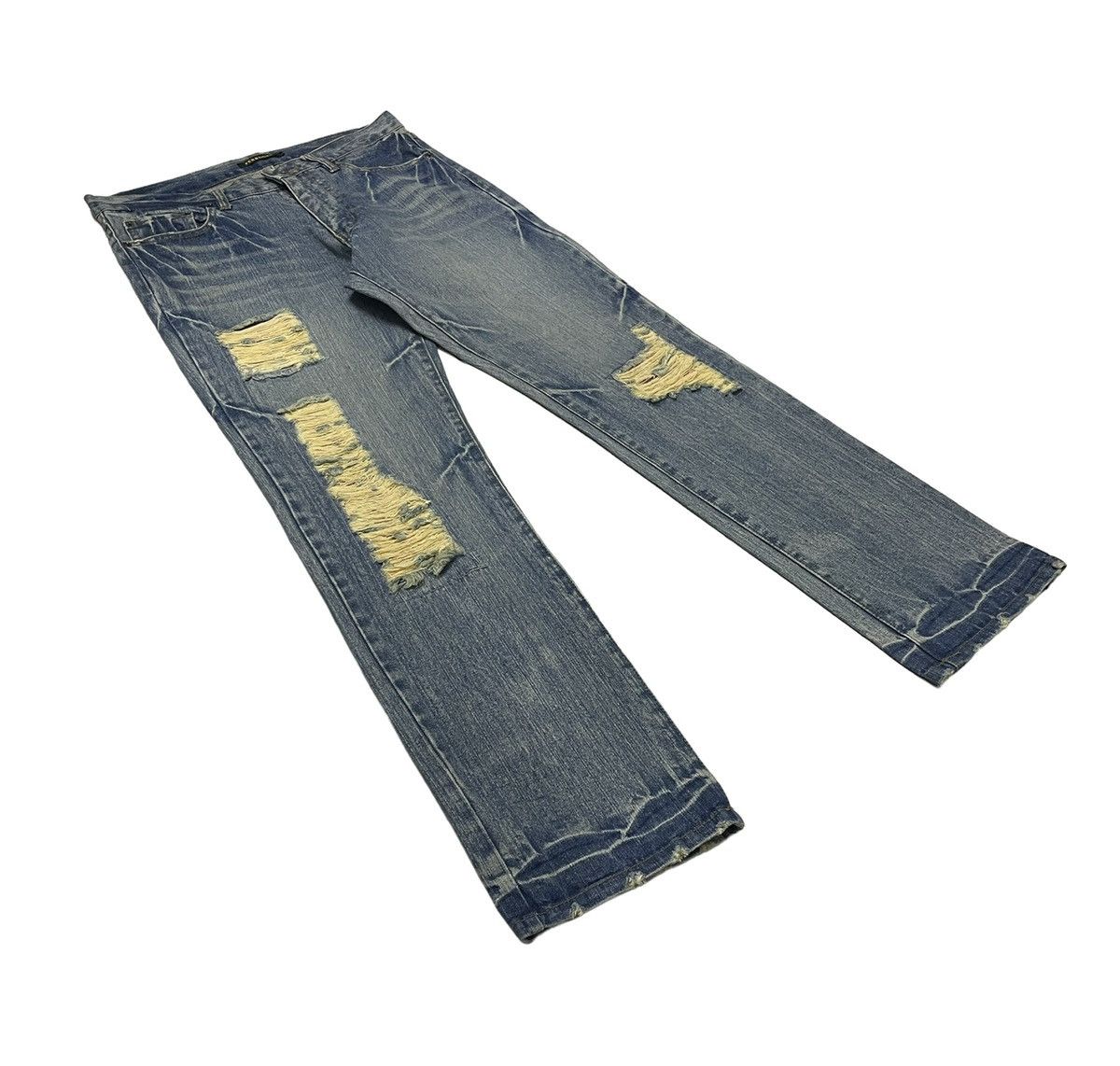 Japanese Brand × PPFM Vintage Ferrugem Japan Distressed Jeans Size US 33 - 3 Thumbnail